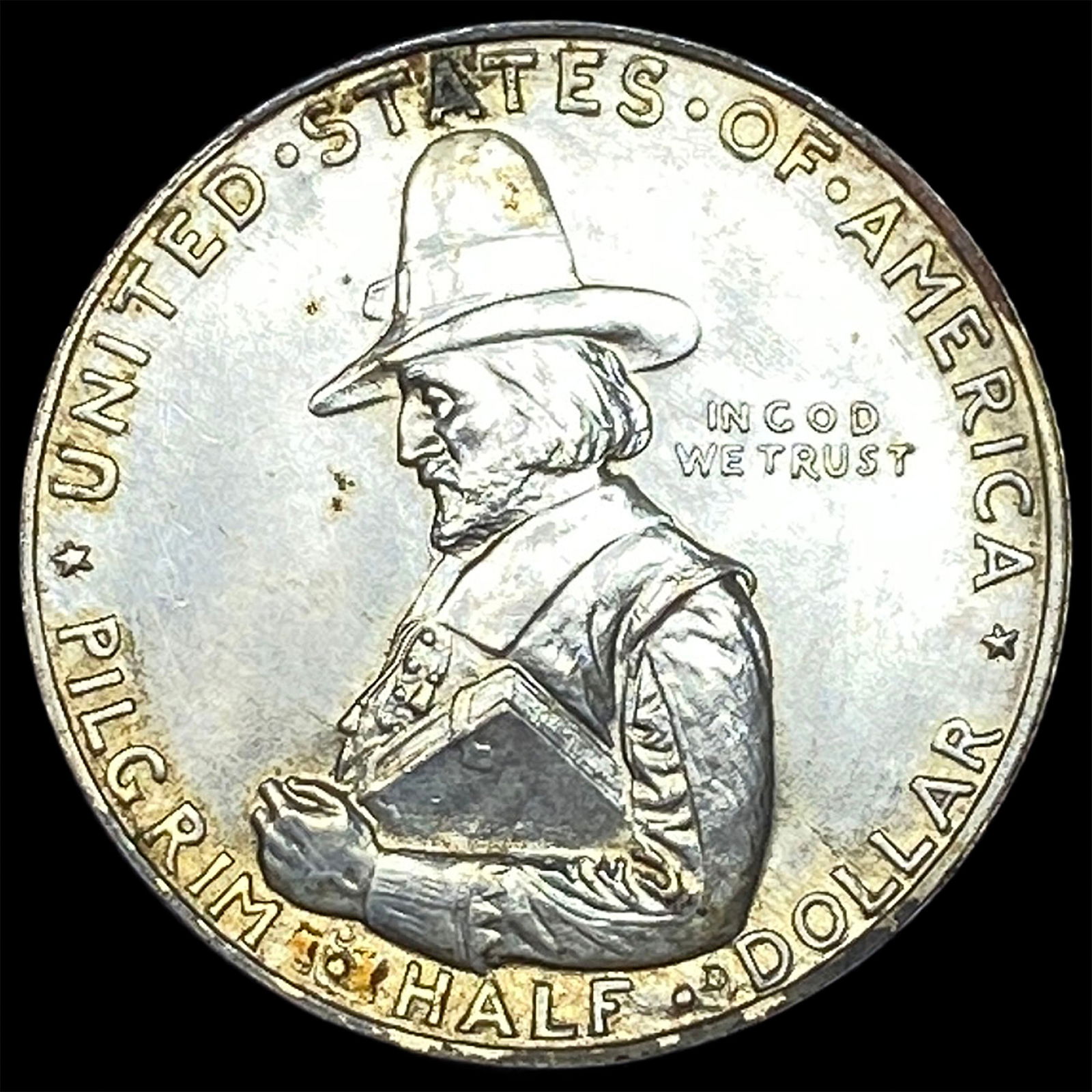 1920 Silver Pilgrim Tercentenary Half Dollar UNCIRCULATED (1 of 2)