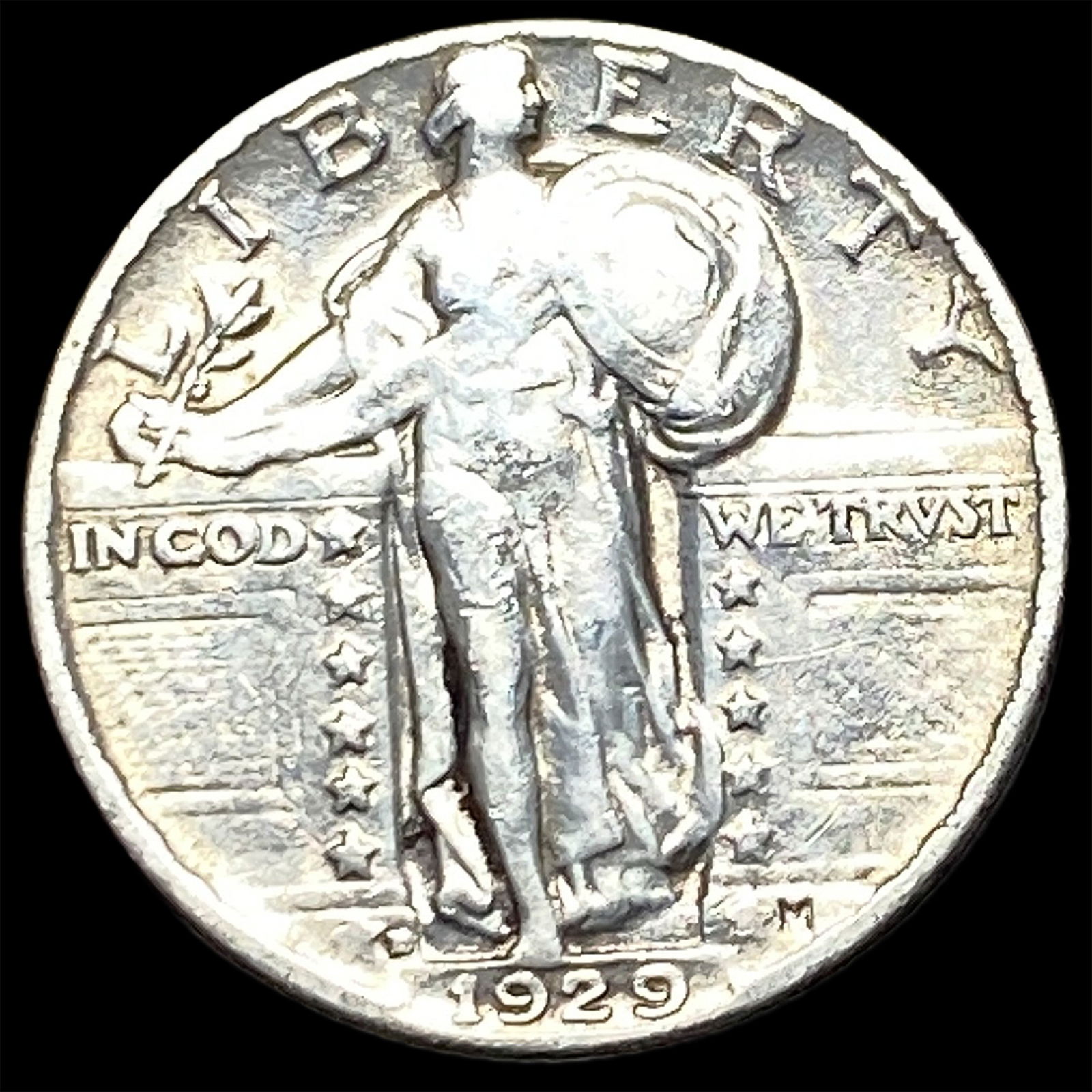 1929 Standing Liberty Silver Quarter NEARLY UNCIRCULATED (1 of 2)
