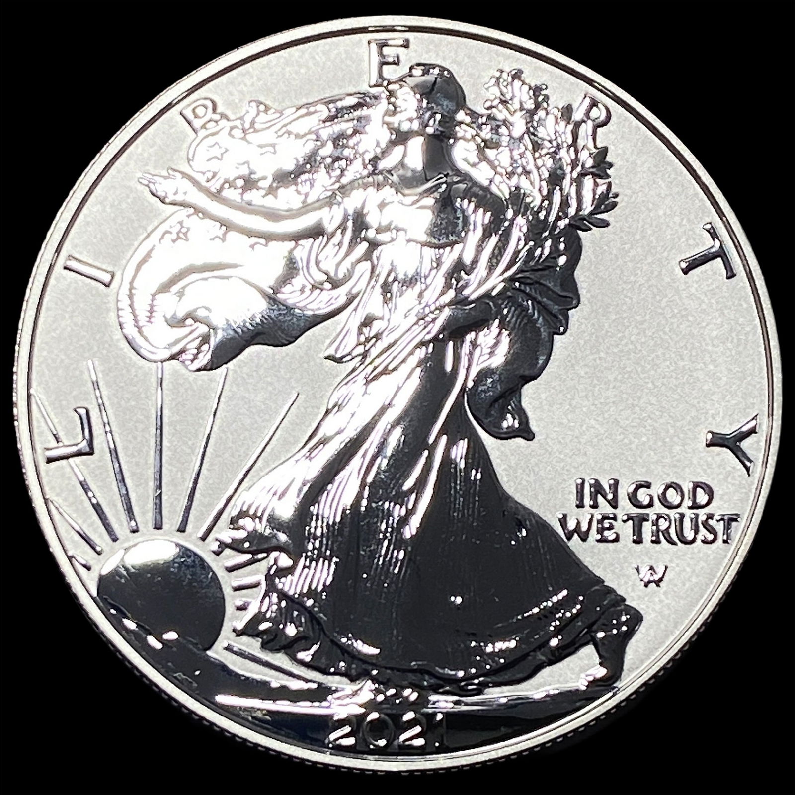 2021-W Silver Eagle Type 2 Proof GEM PROOF (1 of 2)