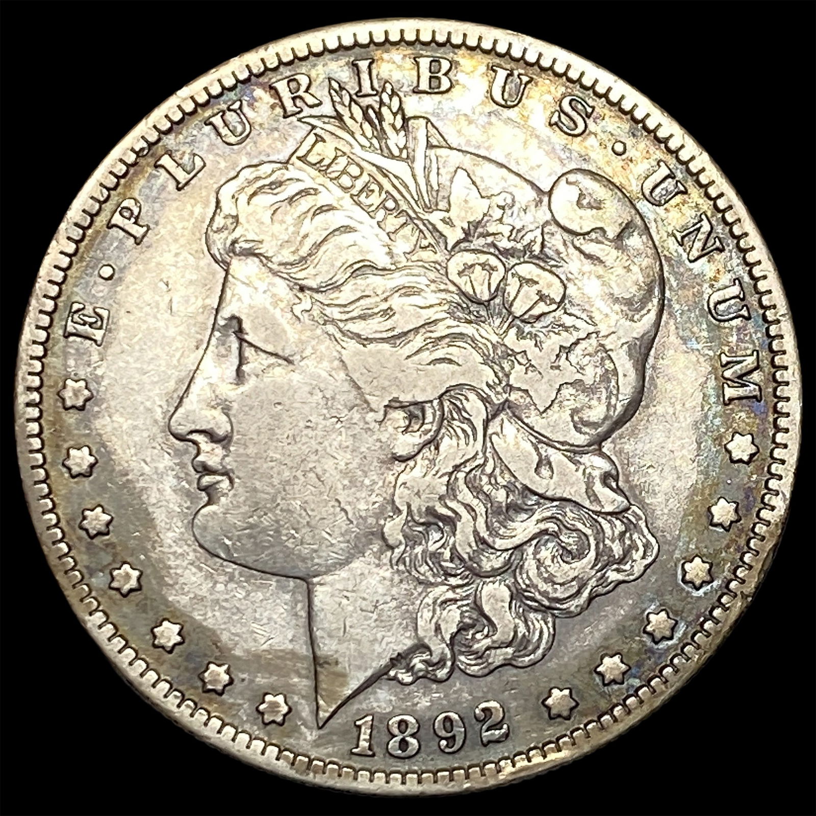 1892 Silver Dollar (Morgan Dollar) LIGHTLY CIRCULATED (1 of 2)