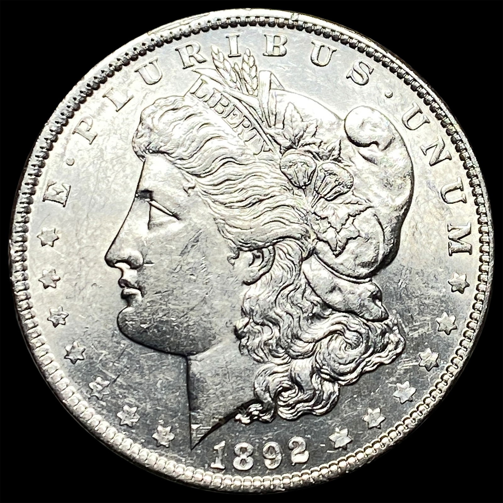 1892 Silver Morgan Dollar UNCIRCULATED: 1892 Silver Morgan Dollar UNCIRCULATED