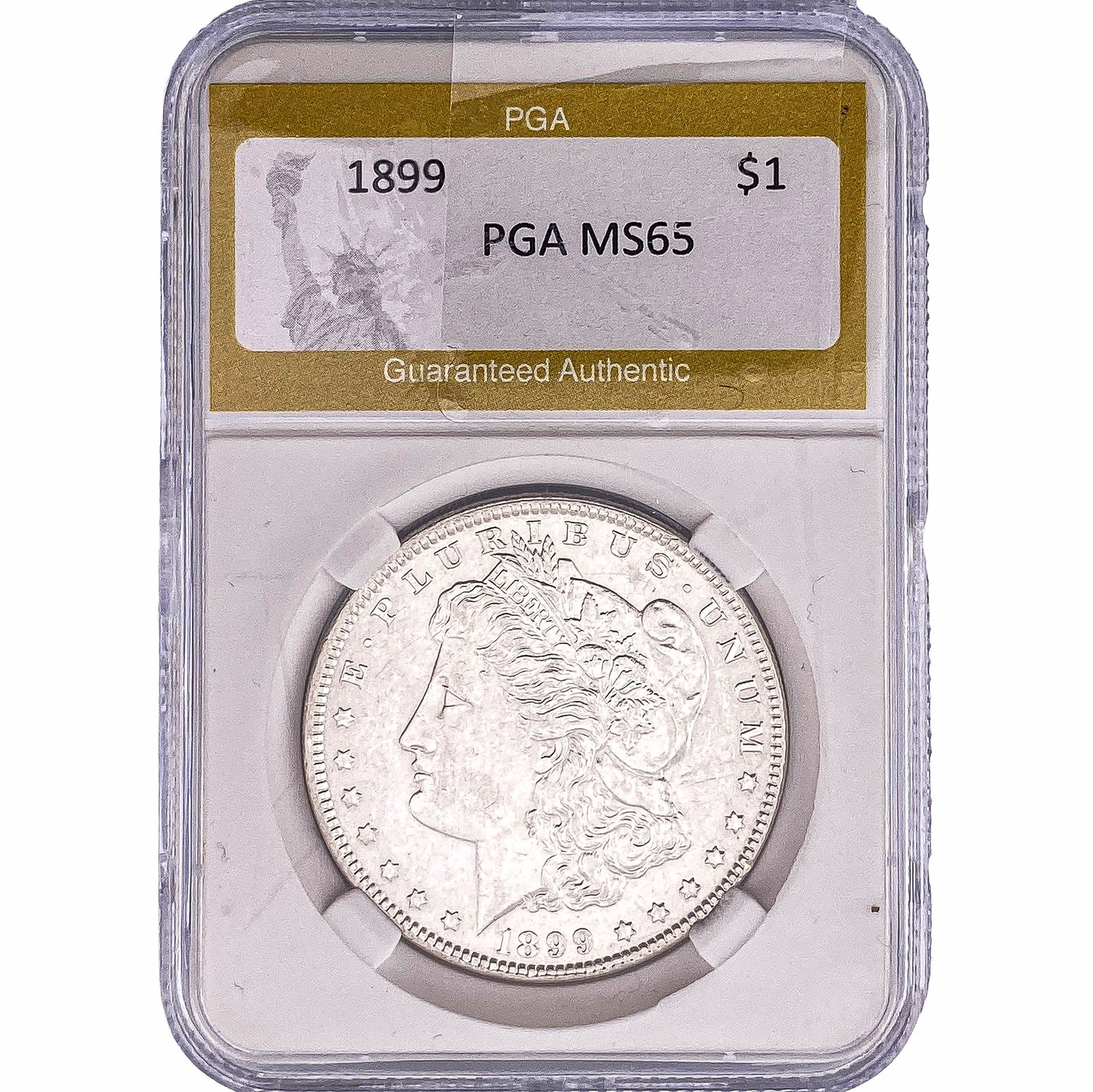 1899 Morgan Silver Dollar PGA MS65: 1899 Morgan Silver Dollar PGA MS65