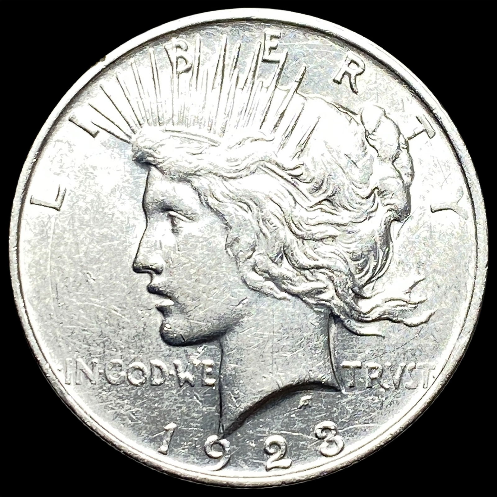 1923 Silver Peace Dollar NEARLY UNCIRCULATED: 1923 Silver Peace Dollar NEARLY UNCIRCULATED