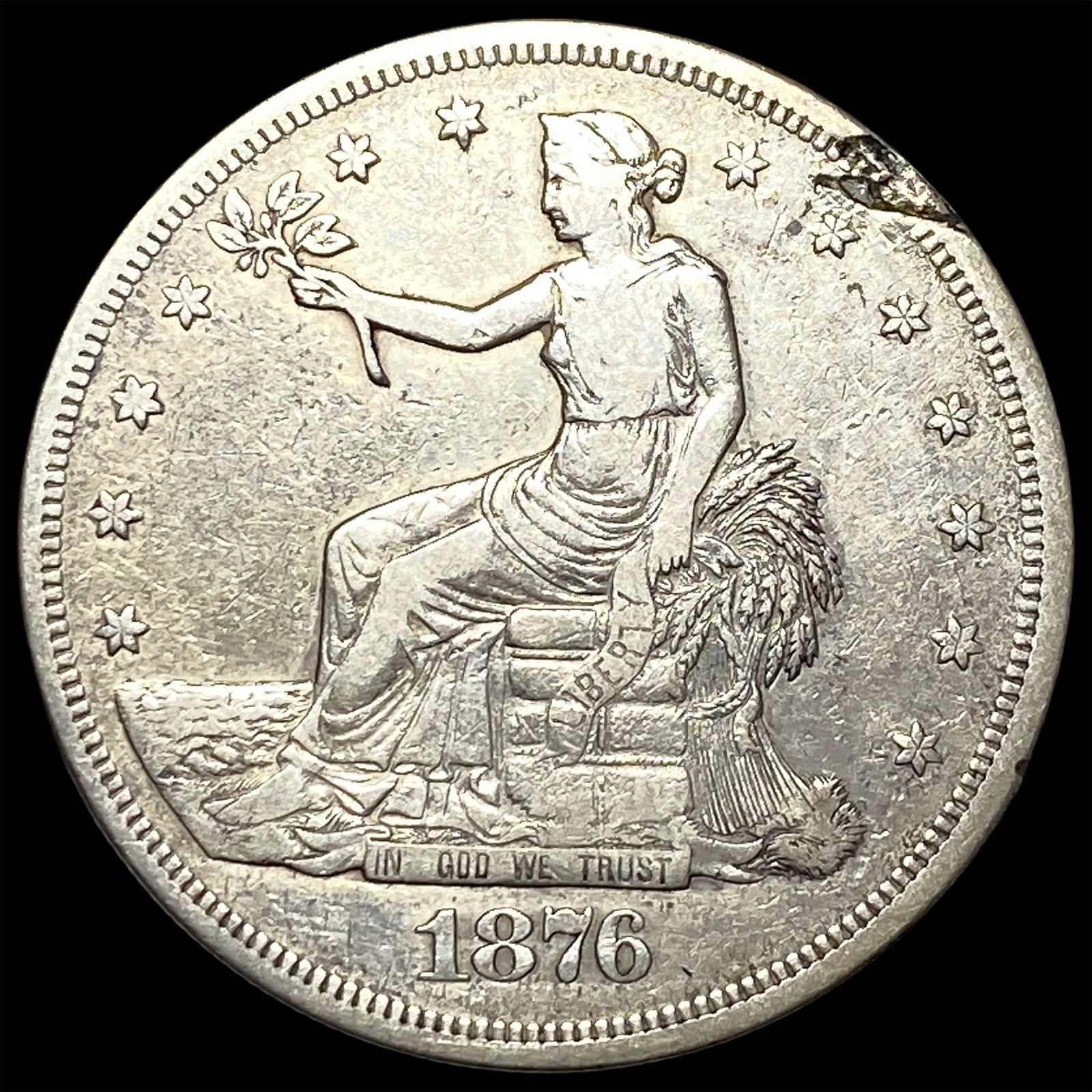 1876-S Silver Trade Dollar HIGH GRADE: 1876-S Silver Trade Dollar HIGH GRADE