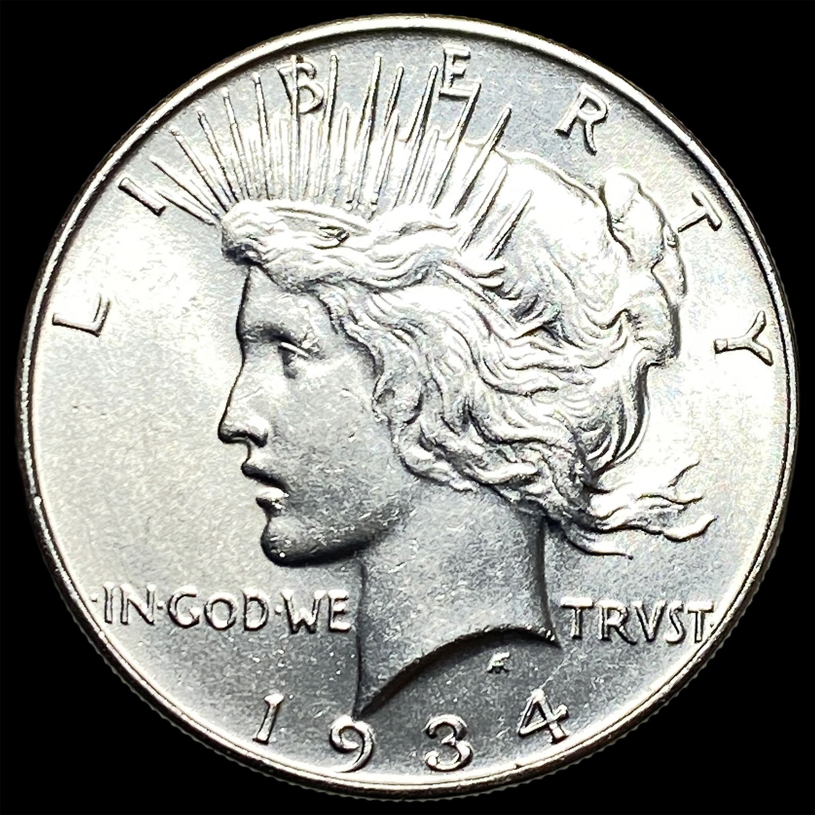 1934 Silver Peace Dollar UNCIRCULATED: 1934 Silver Peace Dollar UNCIRCULATED