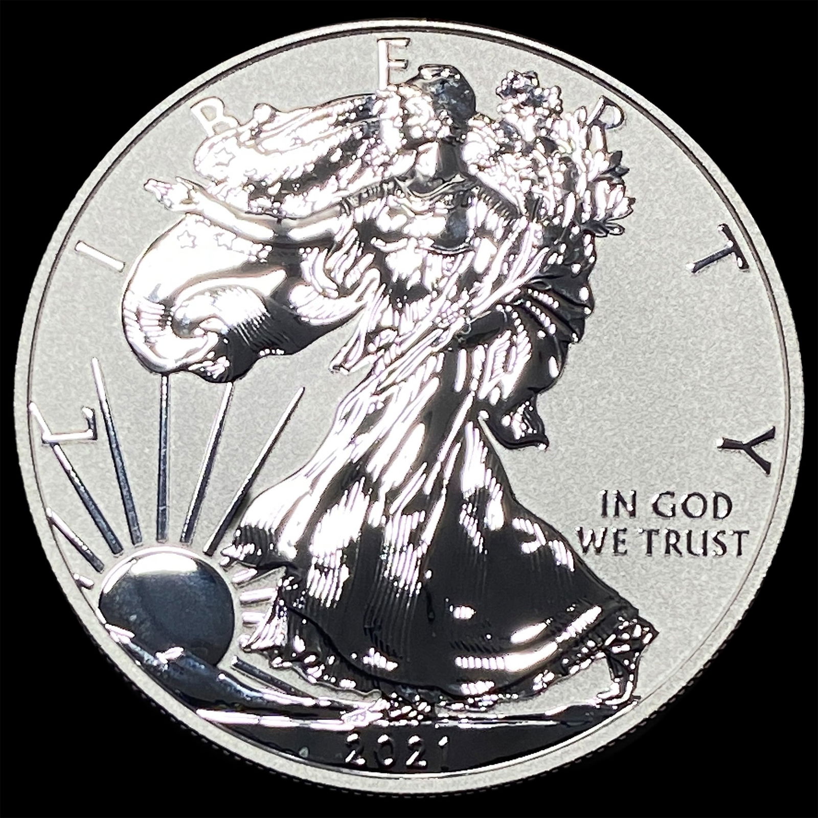 2021-W 1 oz Silver American Eagle Proof GEM PROOF (1 of 2)