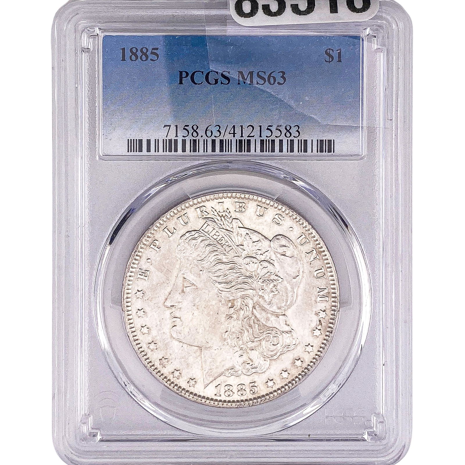 1885 Morgan Silver Dollar PCGS MS63 (1 of 2)