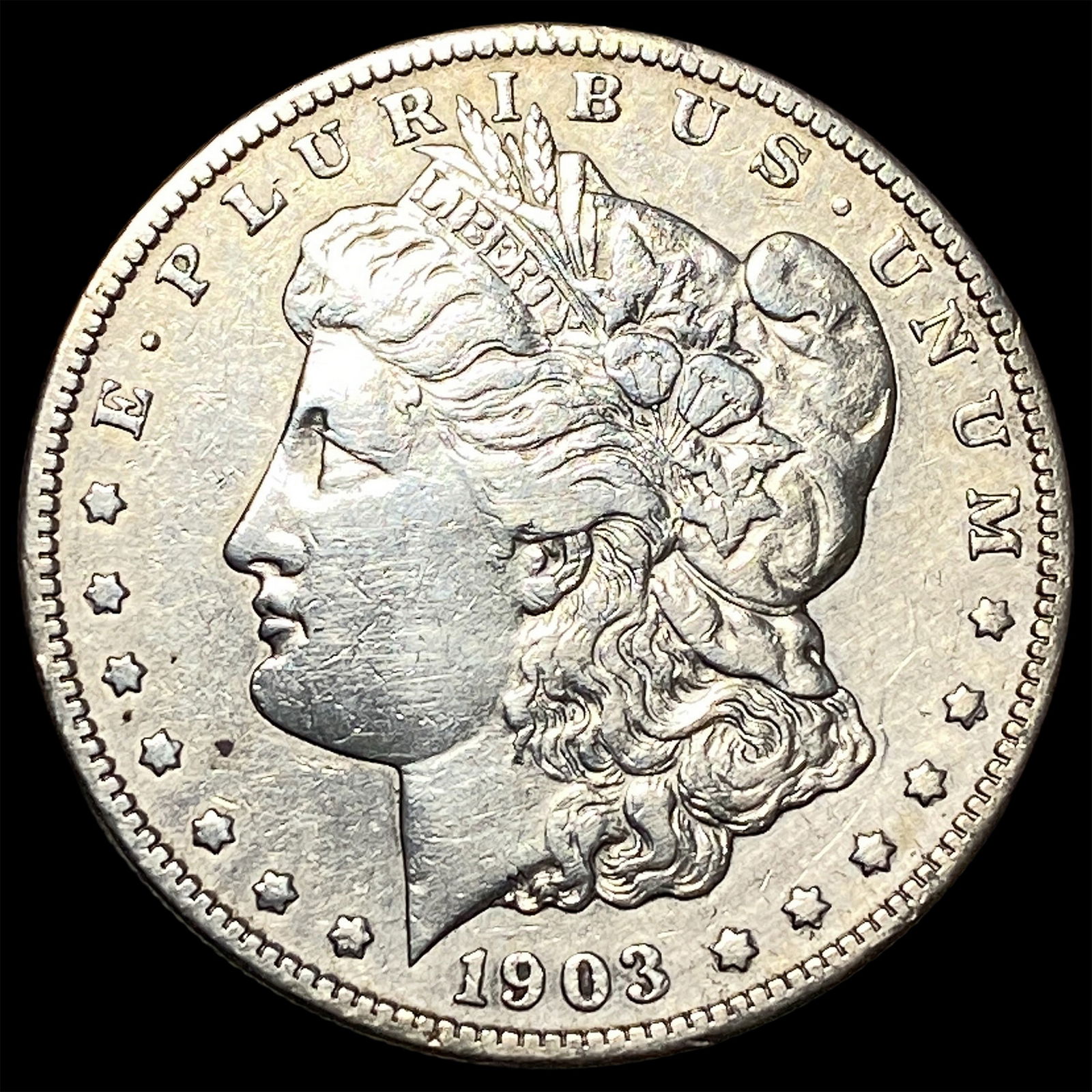1903-S Silver Morgan Dollar NEARLY UNCIRCULATED: 1903-S Silver Morgan Dollar NEARLY UNCIRCULATED