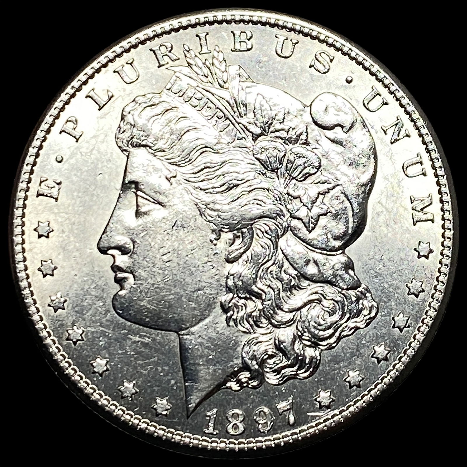 1897 Silver Morgan Dollar UNCIRCULATED: 1897 Silver Morgan Dollar UNCIRCULATED