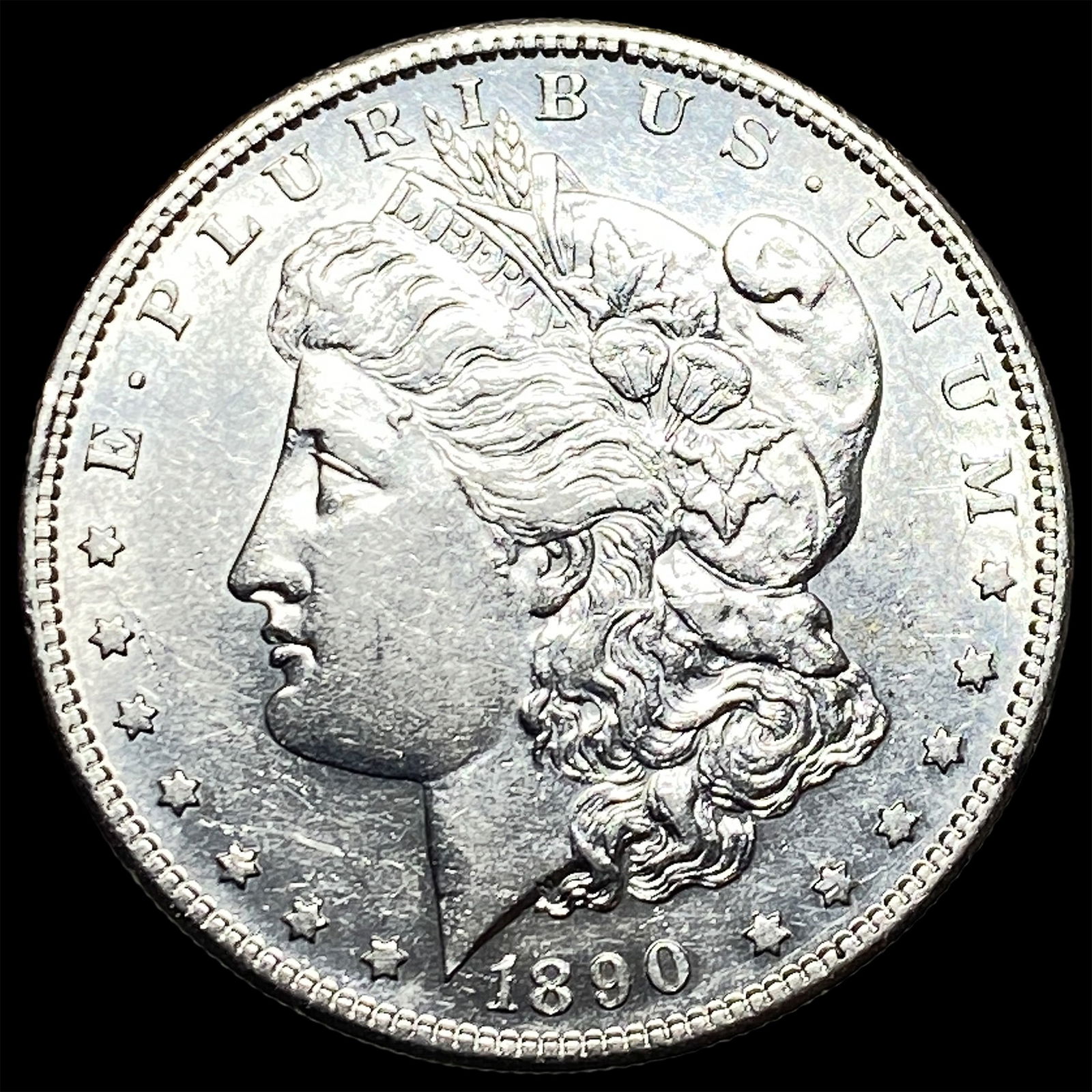 1890-S Silver Morgan Dollar UNCIRCULATED: 1890-S Silver Morgan Dollar UNCIRCULATED