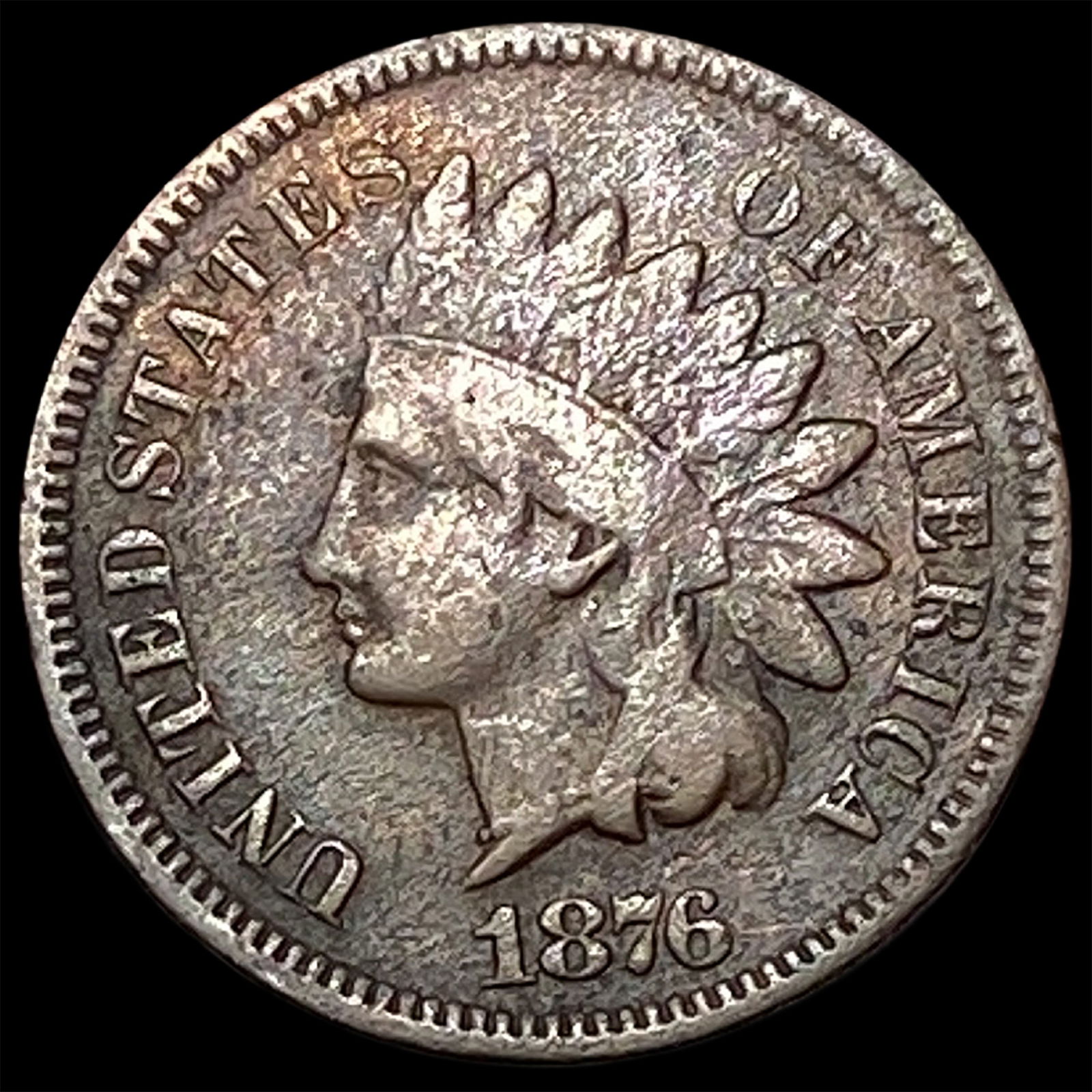 1876 Indian Head Cent LIGHTLY CIRCULATED (1 of 2)