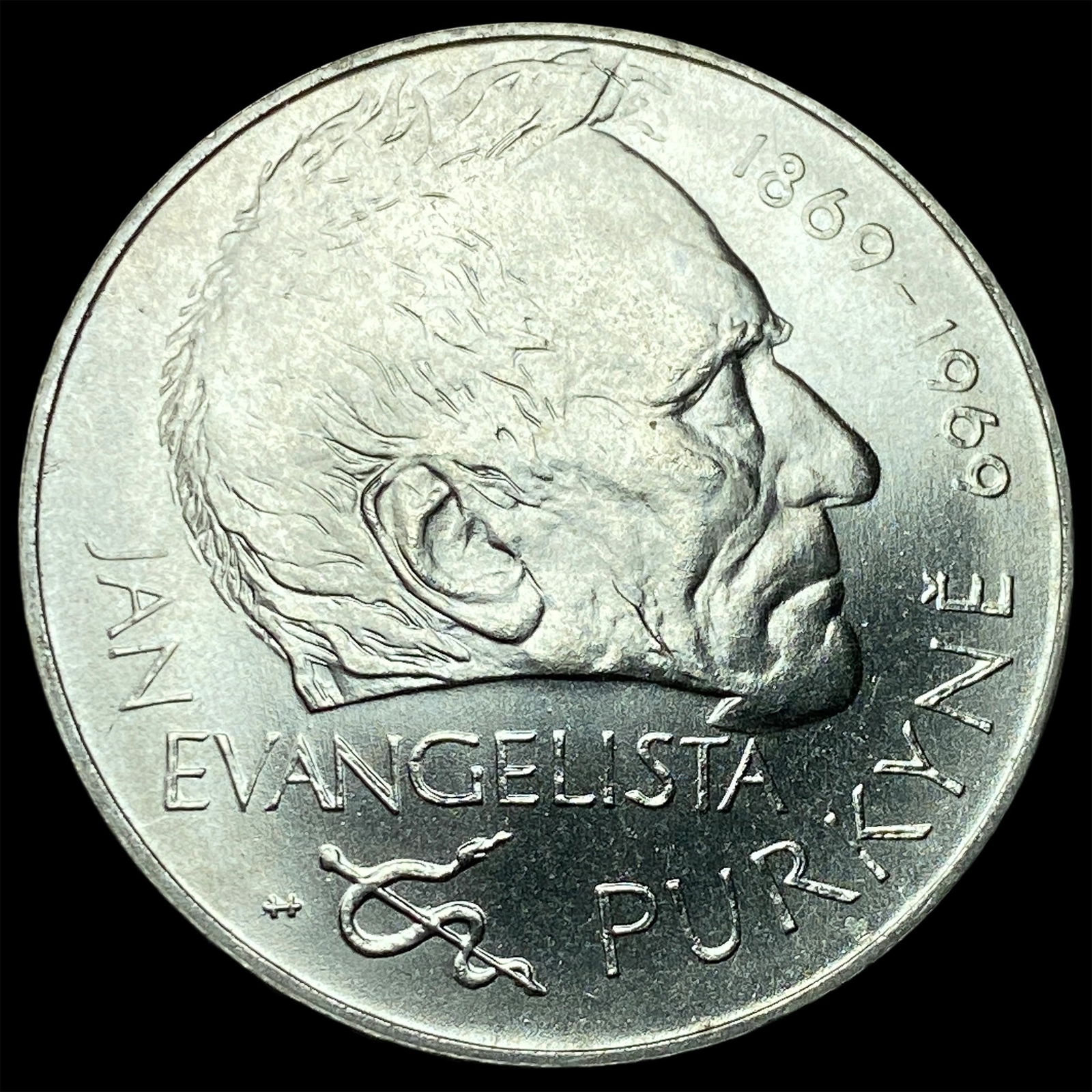 1969 Czechoslovakia Silver 25 Korun UNCIRCULATED (1 of 2)