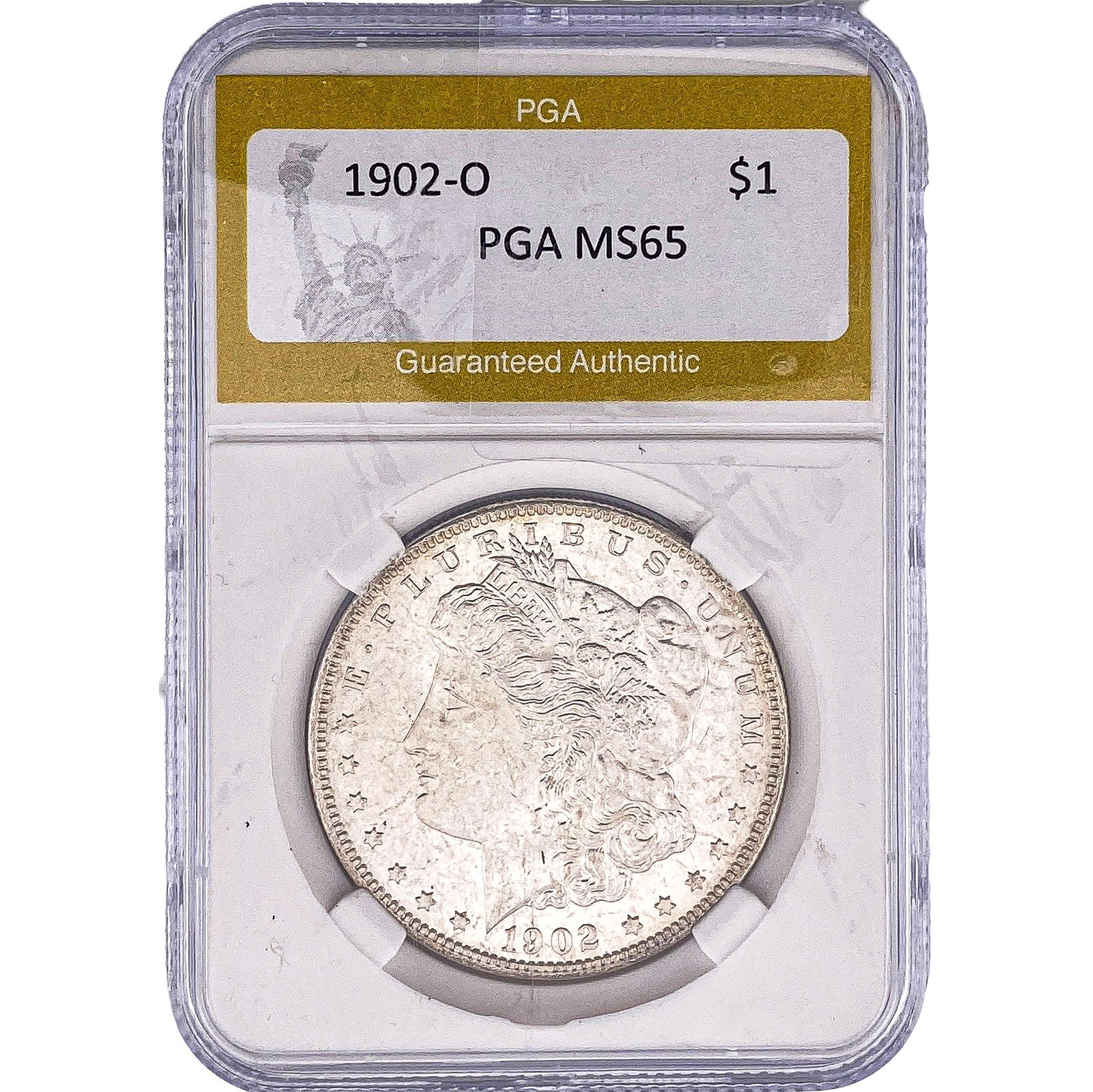 1902-O Morgan Silver Dollar PGA MS65 (1 of 2)