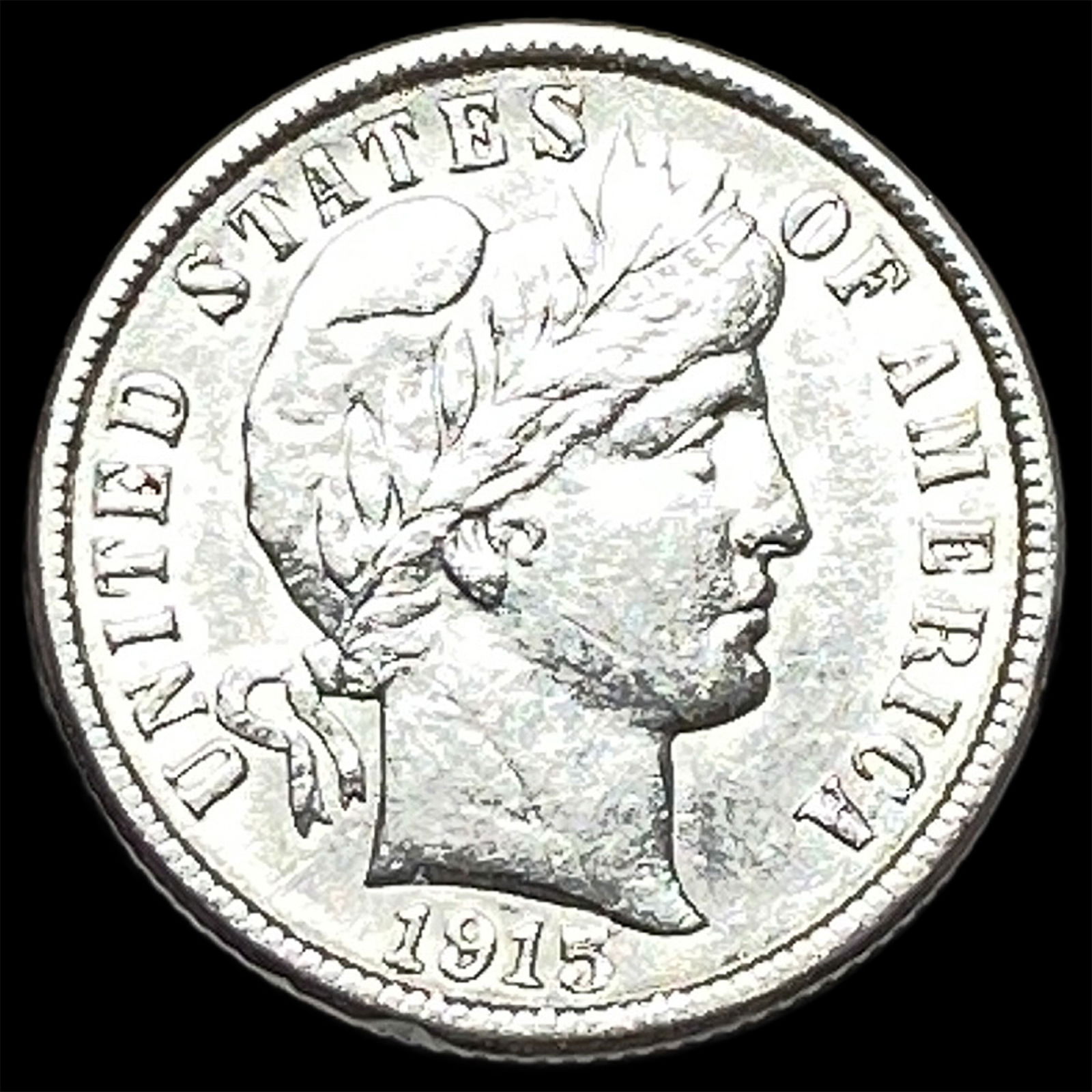 1915 Barber Dime CLOSELY UNCIRCULATED (1 of 2)
