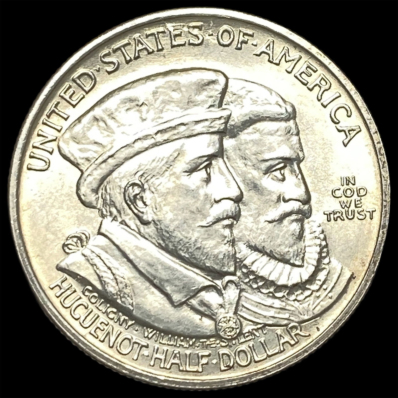 1924 Silver Huguenot-Walloon Half Dollar CHOICE BU: 1924 Silver Huguenot-Walloon Half Dollar CHOICE BU