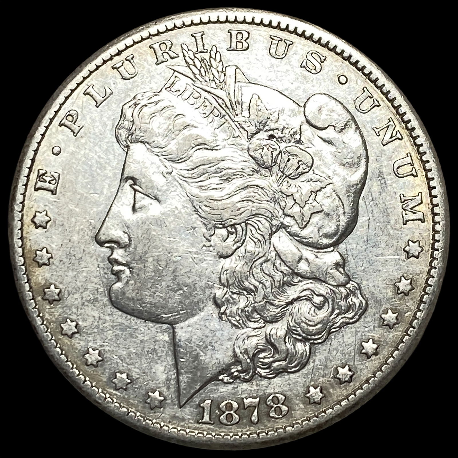 1878-S Silver Morgan Dollar NEARLY UNCIRCULATED: 1878-S Silver Morgan Dollar NEARLY UNCIRCULATED