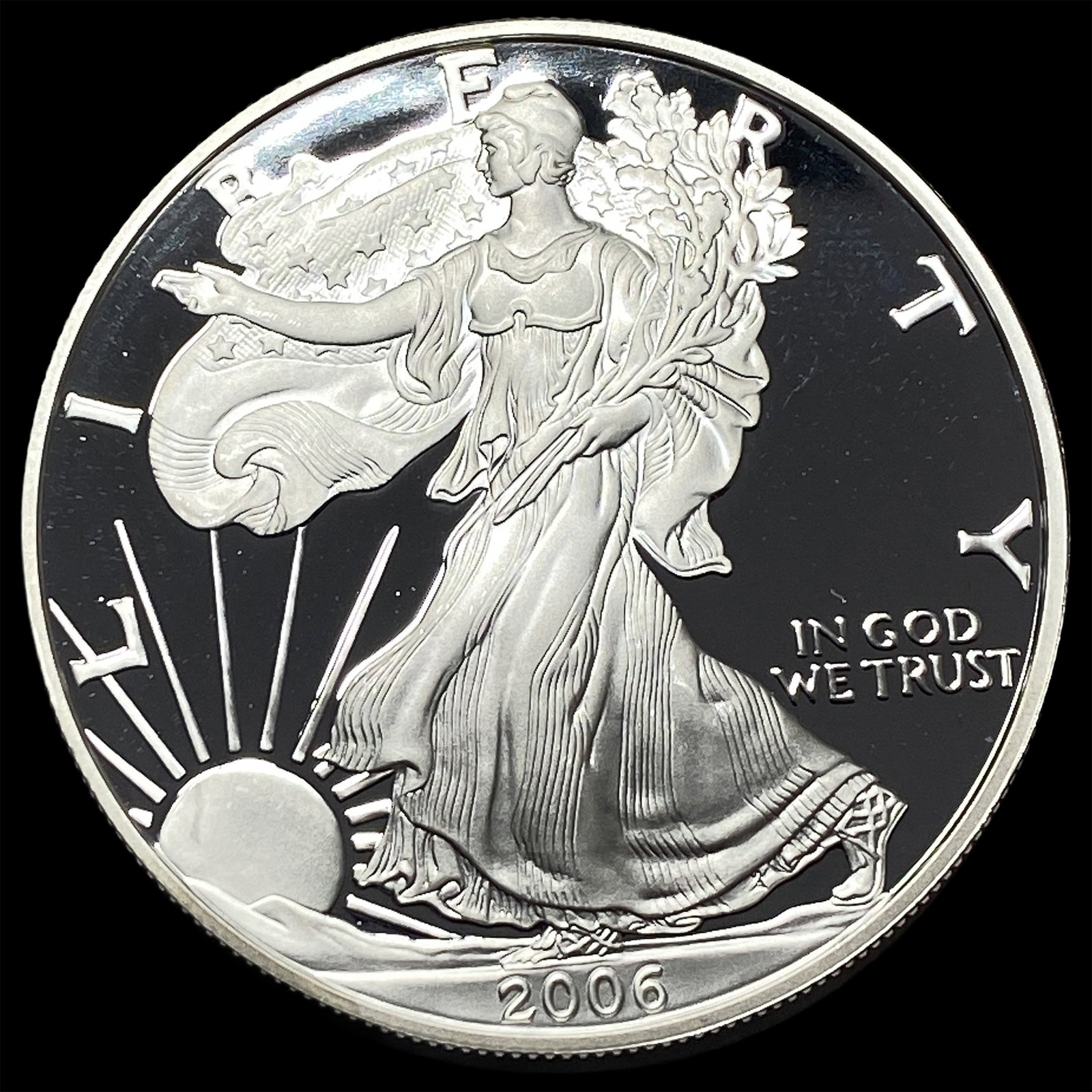 2006-W Silver American Eagle Proof $1 GEM PROOF (1 of 2)