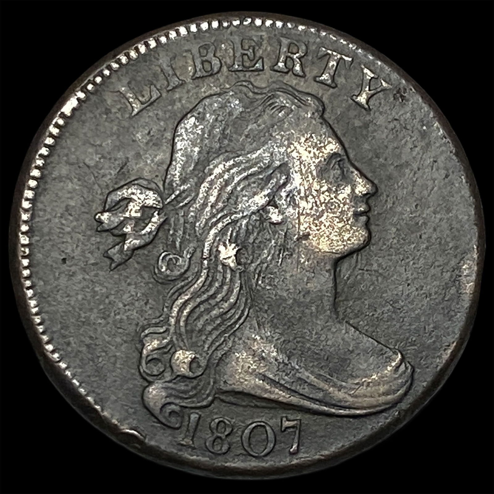 1807 Draped Bust Large Cent NEARLY UNCIRCULATED (1 of 2)