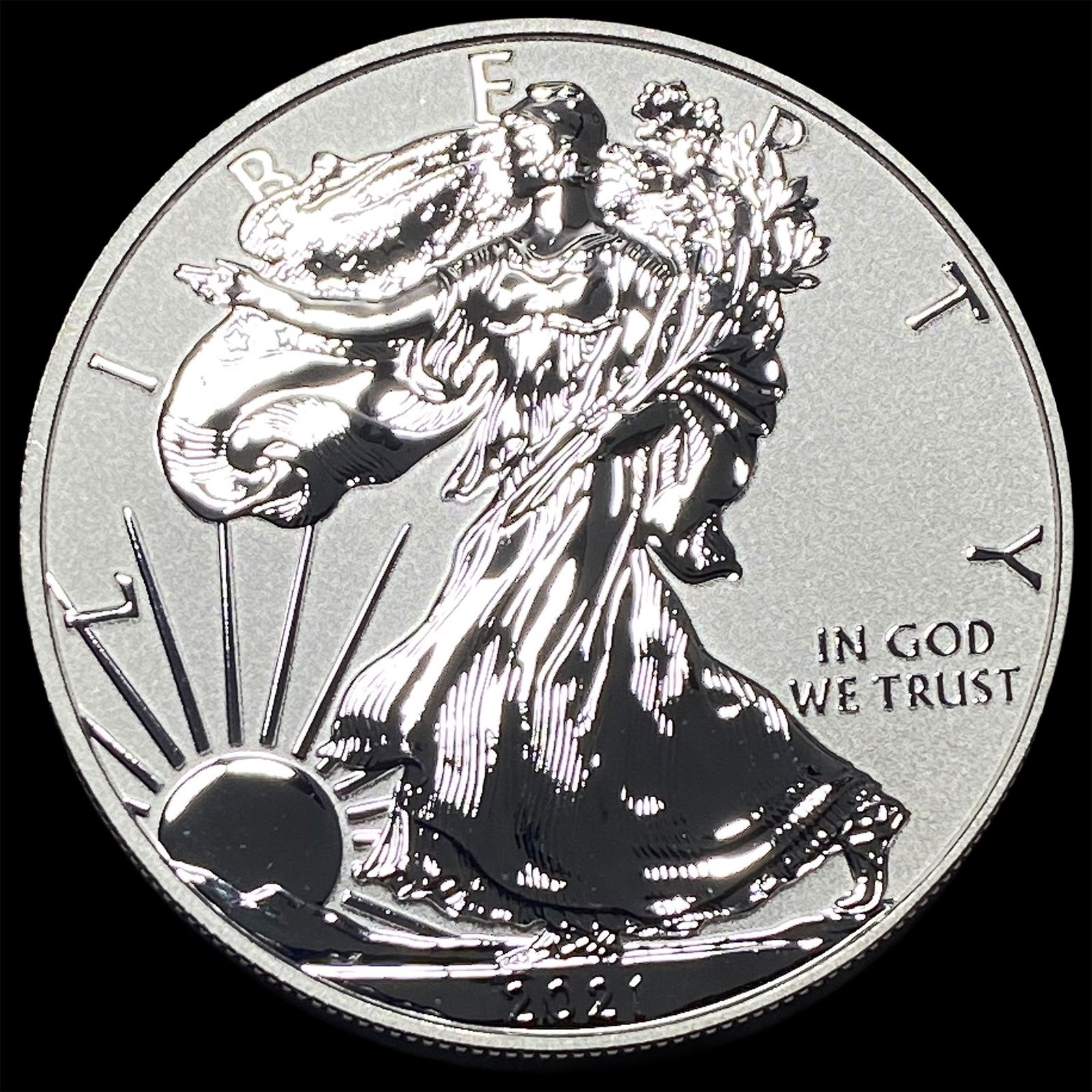 2021-W Silver American Eagle $1 GEM PROOF (1 of 2)