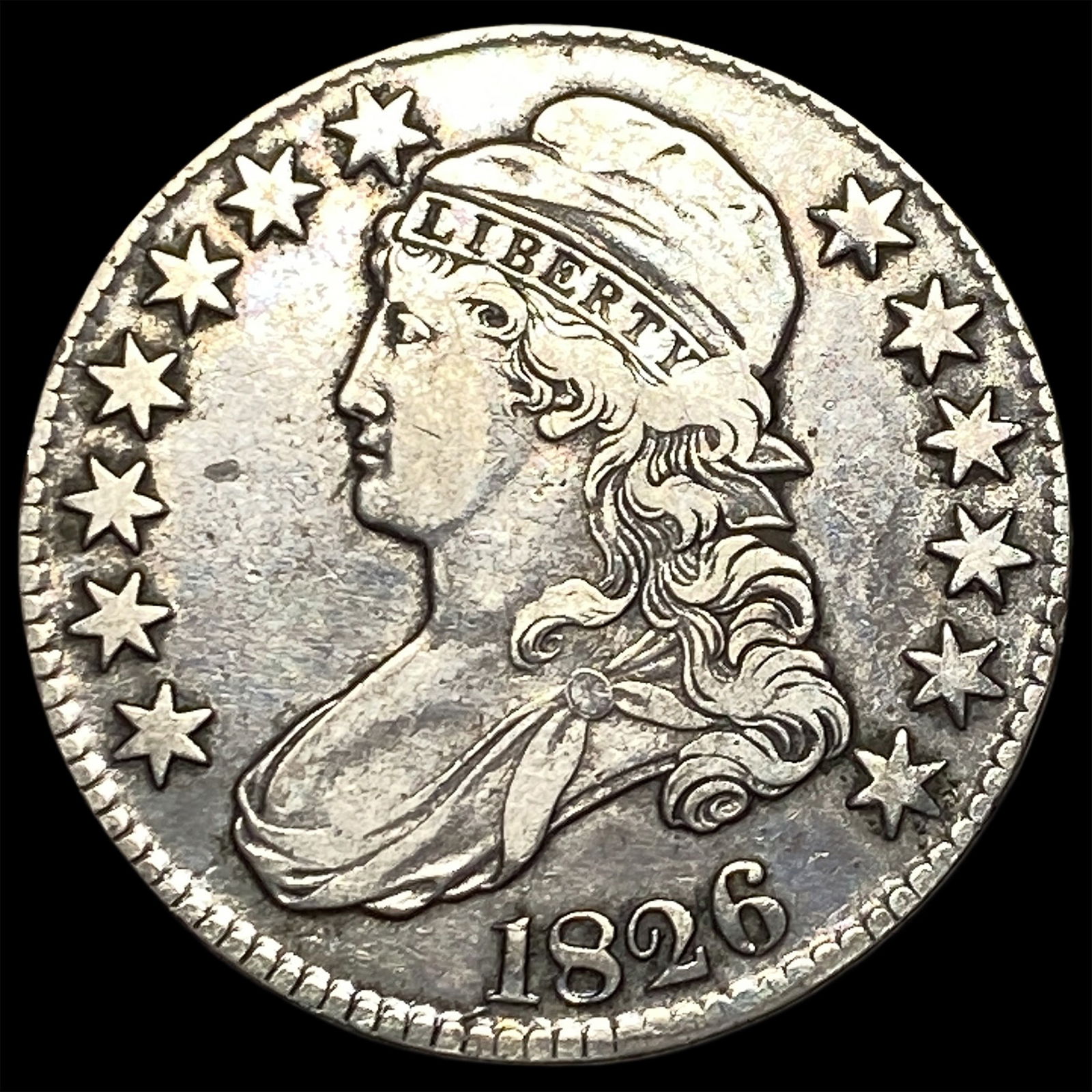 1826 Capped Bust Half Dollar CLOSELY UNCIRCULATED (1 of 2)