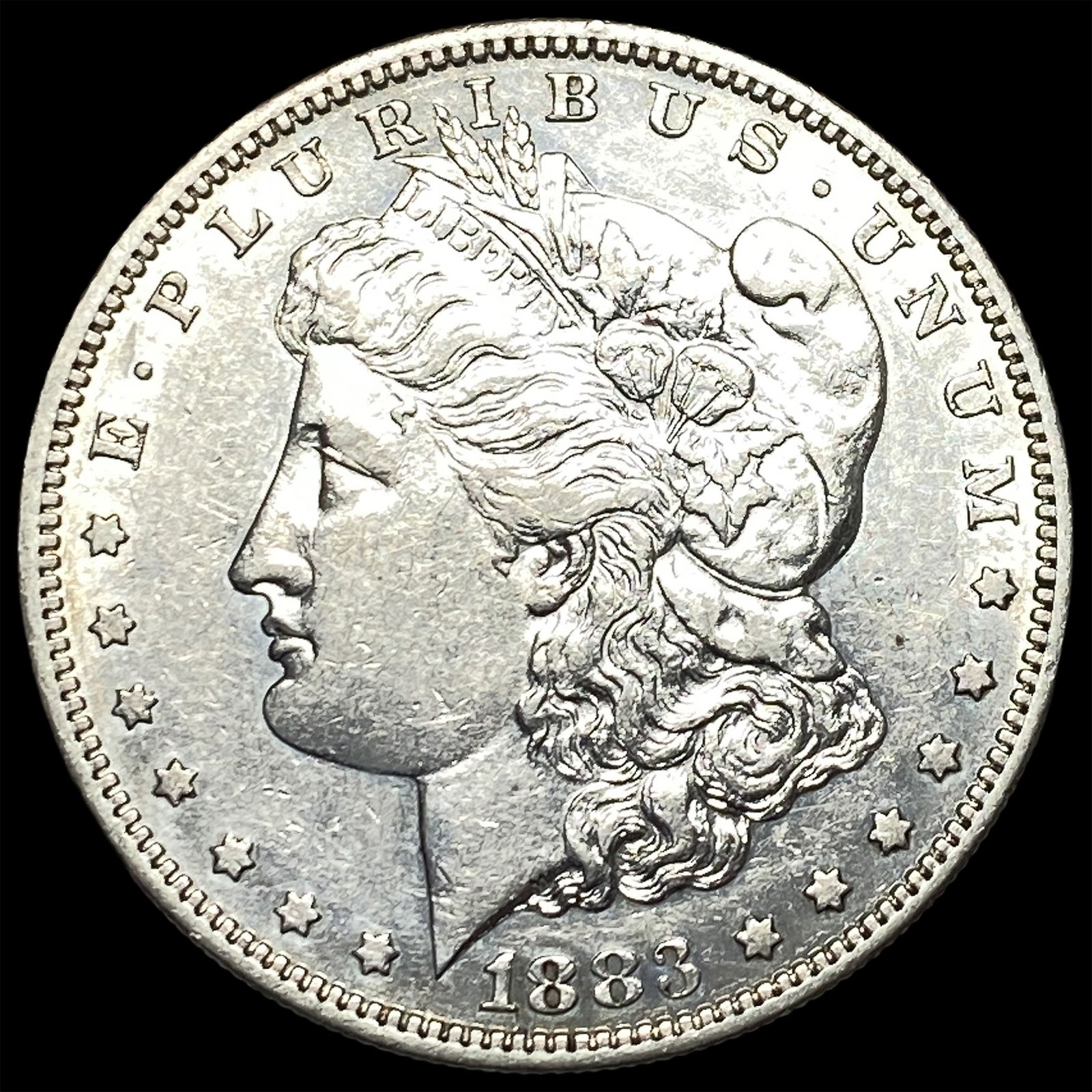1883-S Morgan Silver Dollar CLOSELY UNCIRCULATED: 1883-S Morgan Silver Dollar CLOSELY UNCIRCULATED