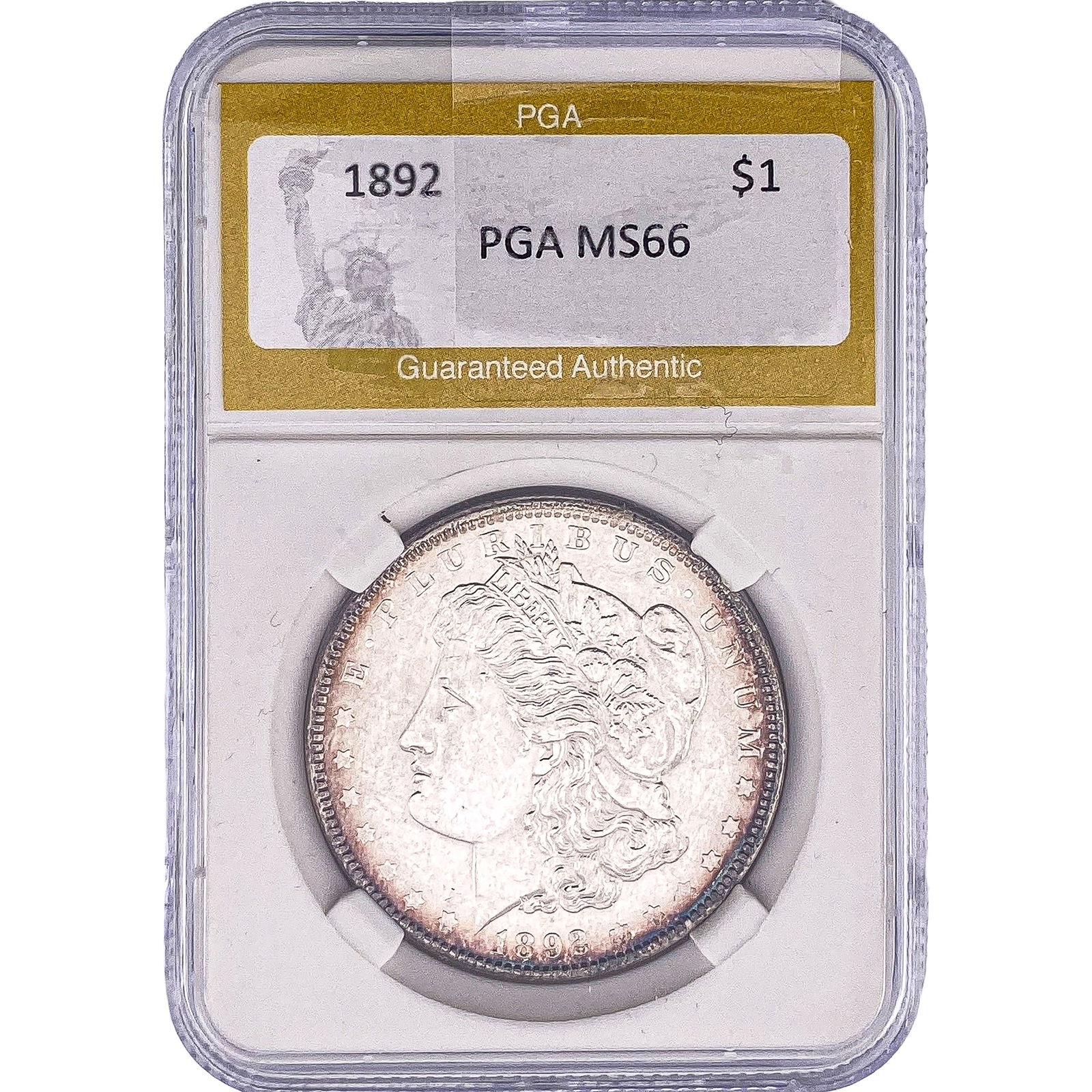 1892 Morgan Silver Dollar PGA MS66 (1 of 2)