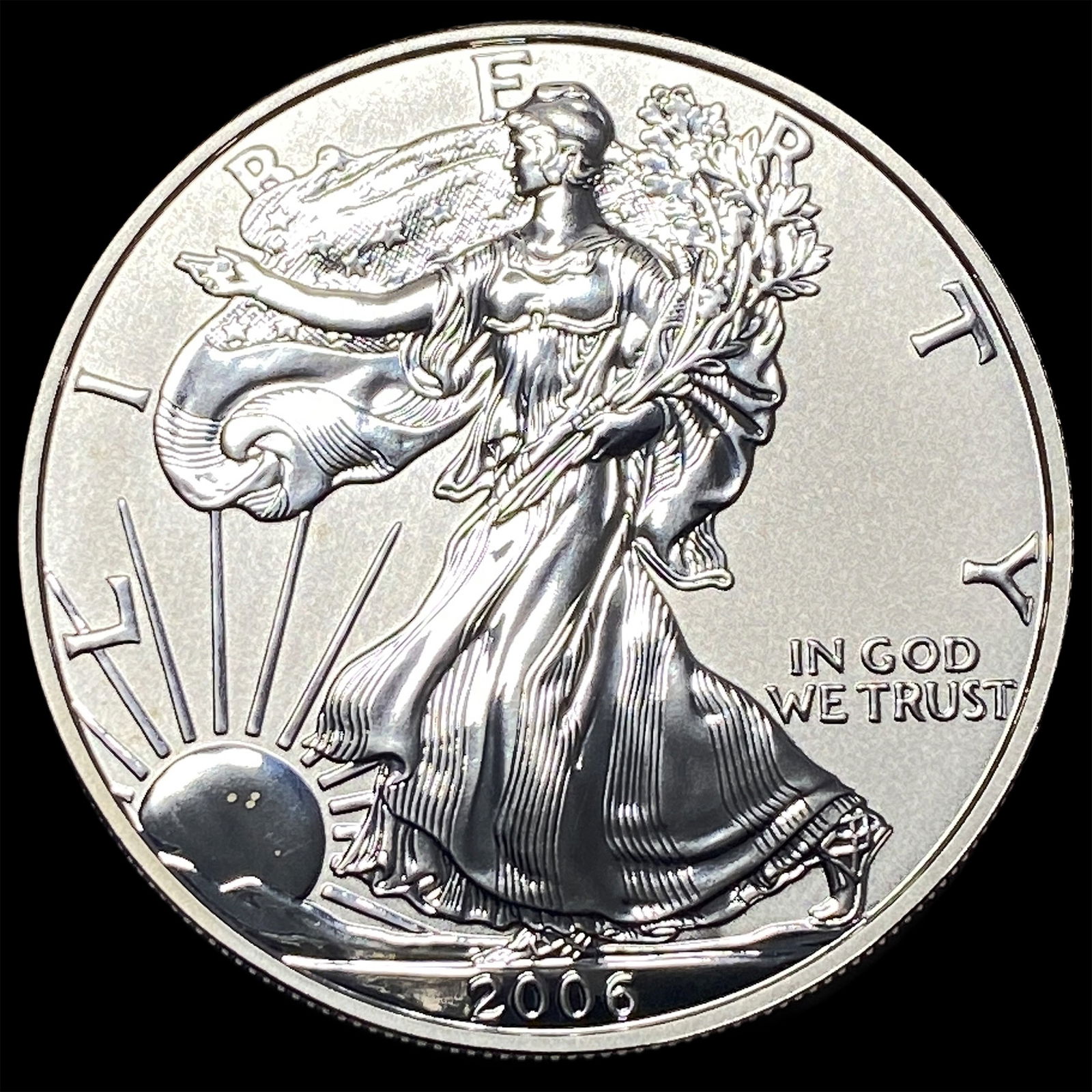 2006-P Silver American Eagle $1 GEM PROOF (1 of 2)