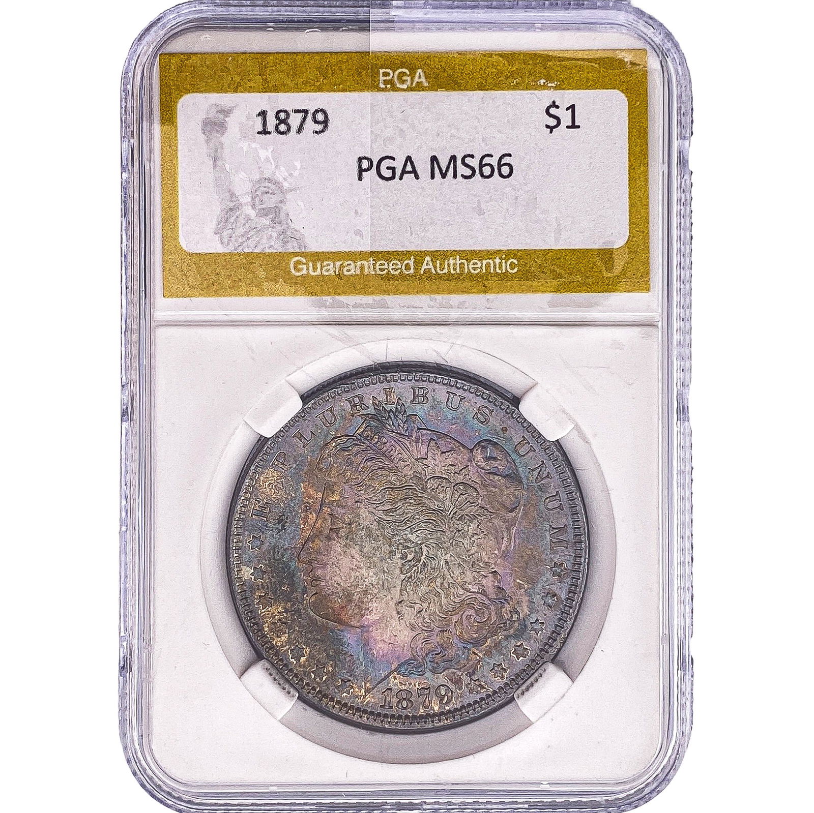 1879 Morgan Silver Dollar PGA MS66: 1879 Morgan Silver Dollar PGA MS66
