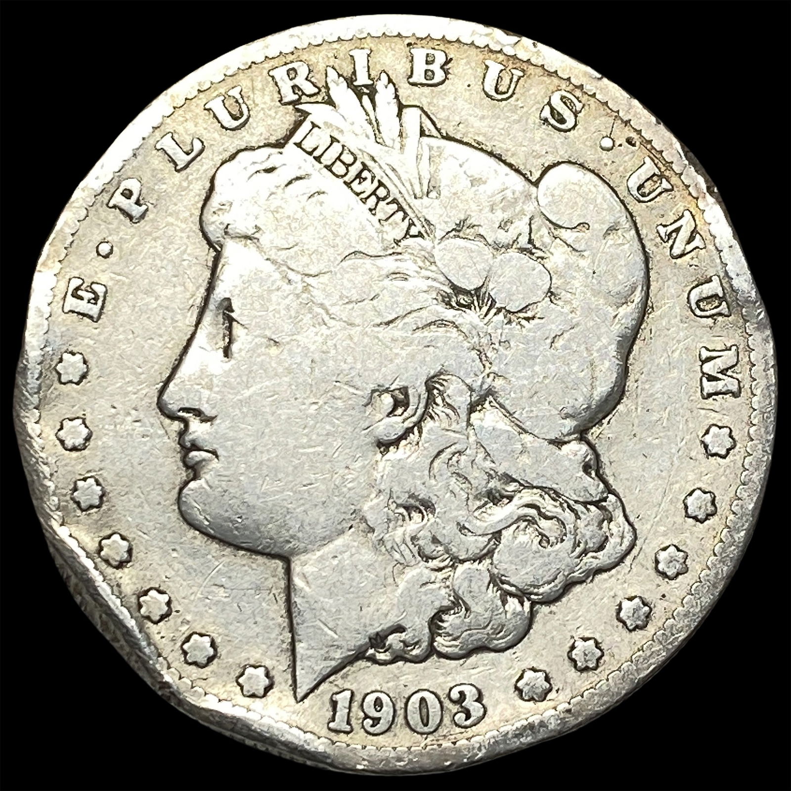 1903-S Silver Morgan Dollar NICELY CIRCULATED: 1903-S Silver Morgan Dollar NICELY CIRCULATED