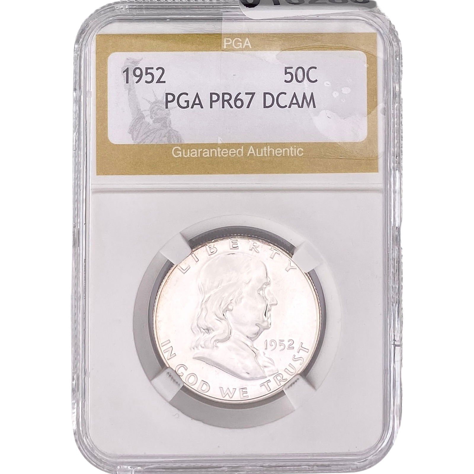 1952 Franklin Half Dollar PGA PR67 DCAM: 1952 Franklin Half Dollar PGA PR67 DCAM