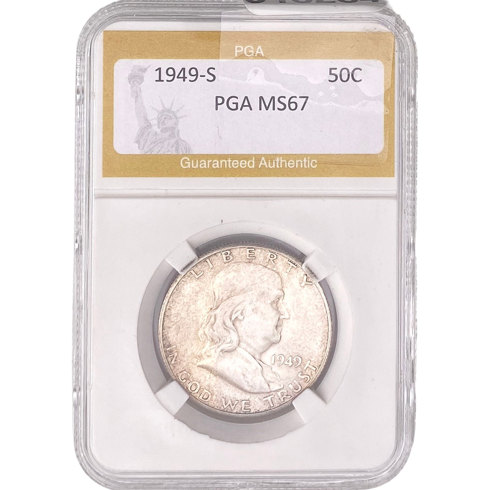 1949-S Franklin Half Dollar PGA MS67 (1 of 2)