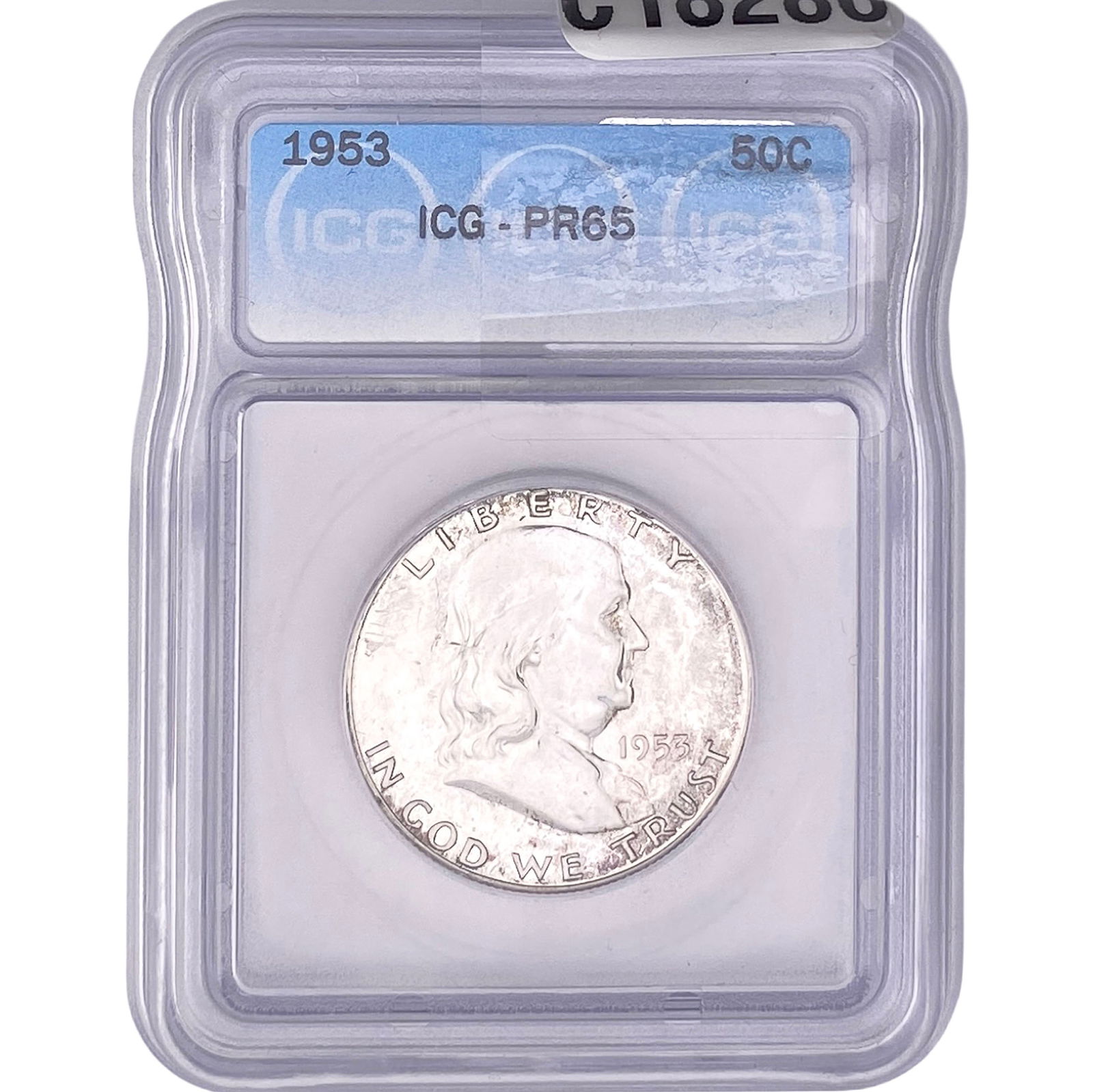 1953 Franklin Half Dollar ICG PR65: 1953 Franklin Half Dollar ICG PR65