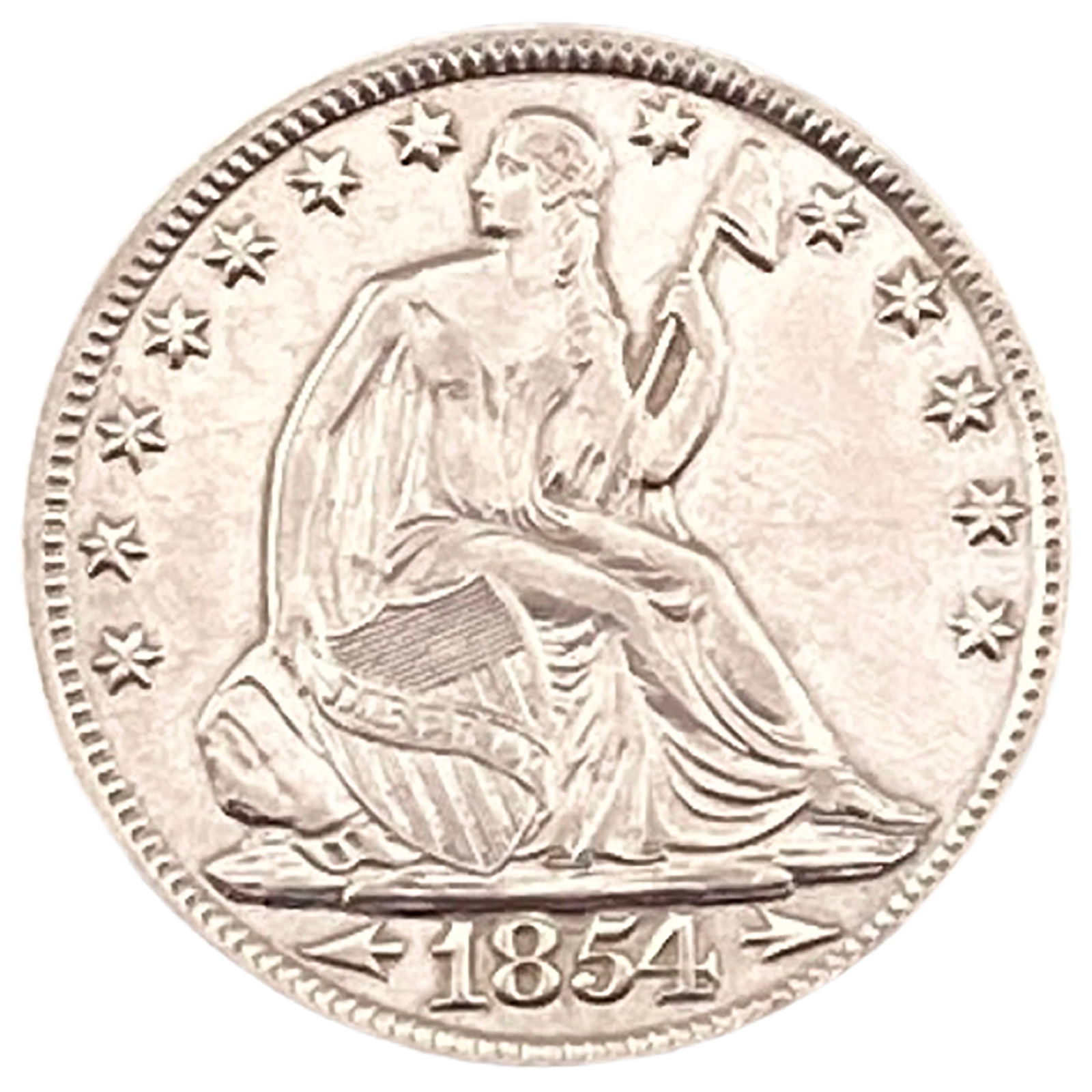 1854-O Seated Liberty Half Dollar: 1854-O Seated Liberty Half Dollar