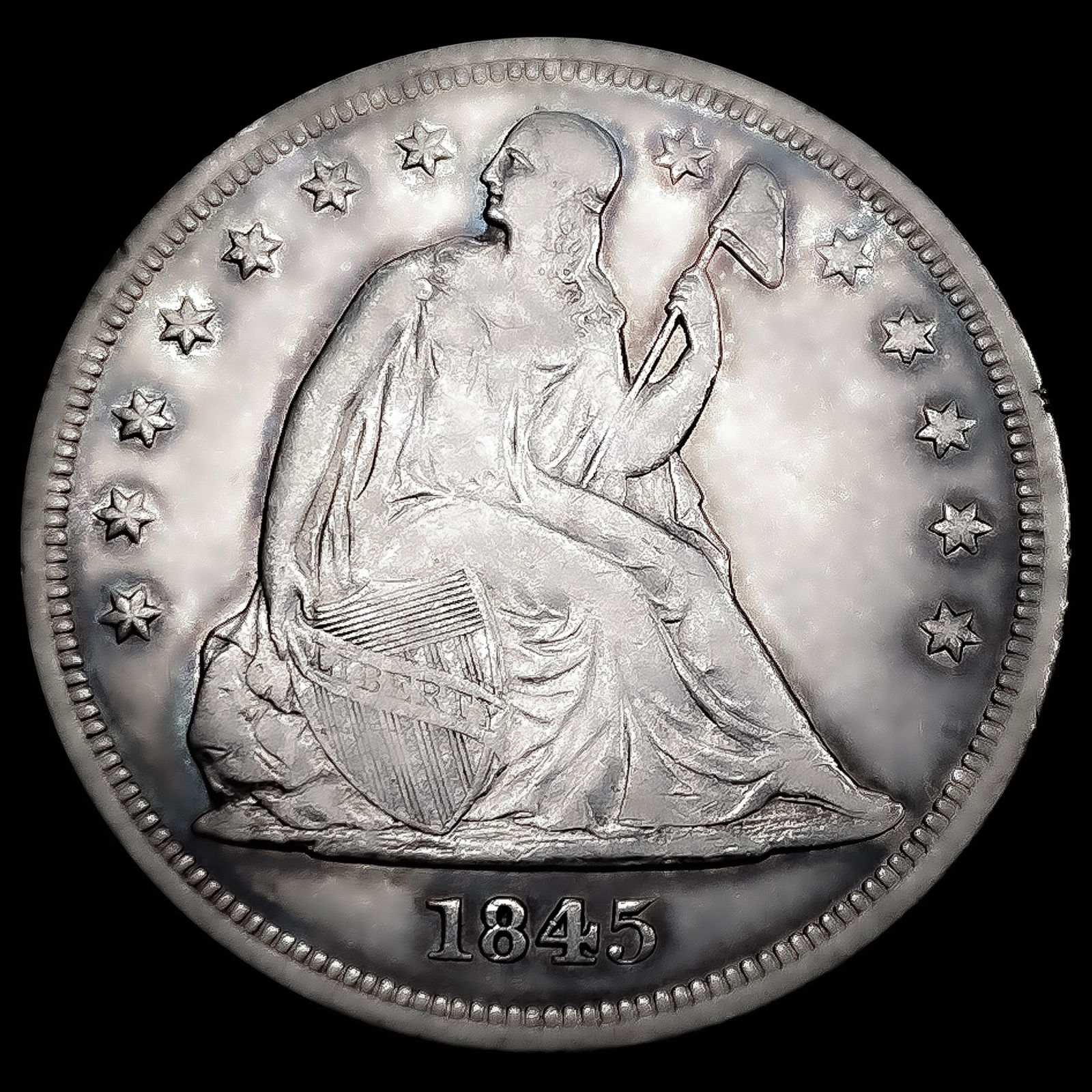 1845 Seated Liberty Dollar (1 of 2)