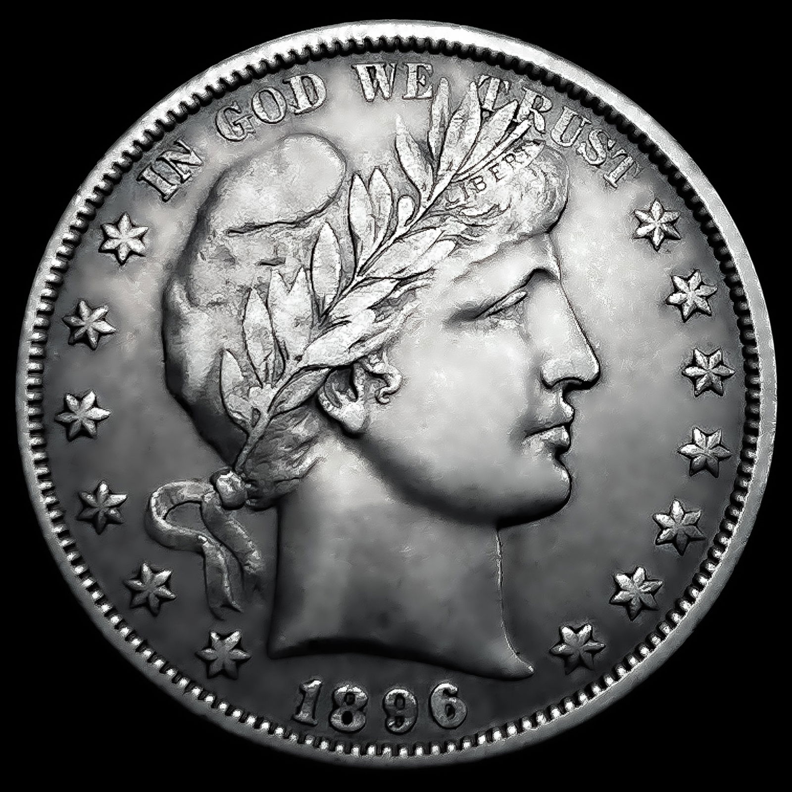 1896-O Barber Half Dollar (1 of 2)