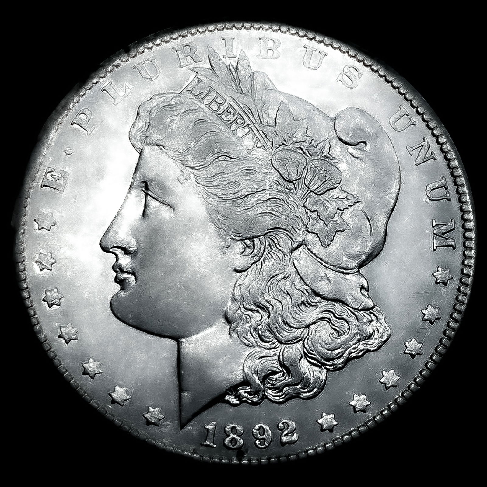 1892-CC Morgan Silver Dollar (1 of 2)