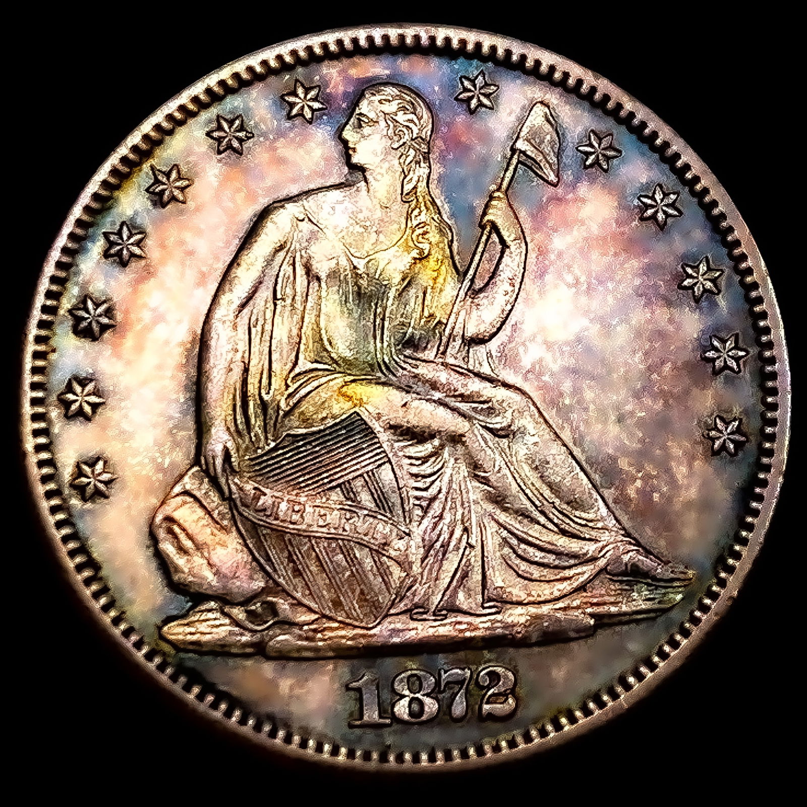 1872-CC Seated Liberty Half Dollar (1 of 2)
