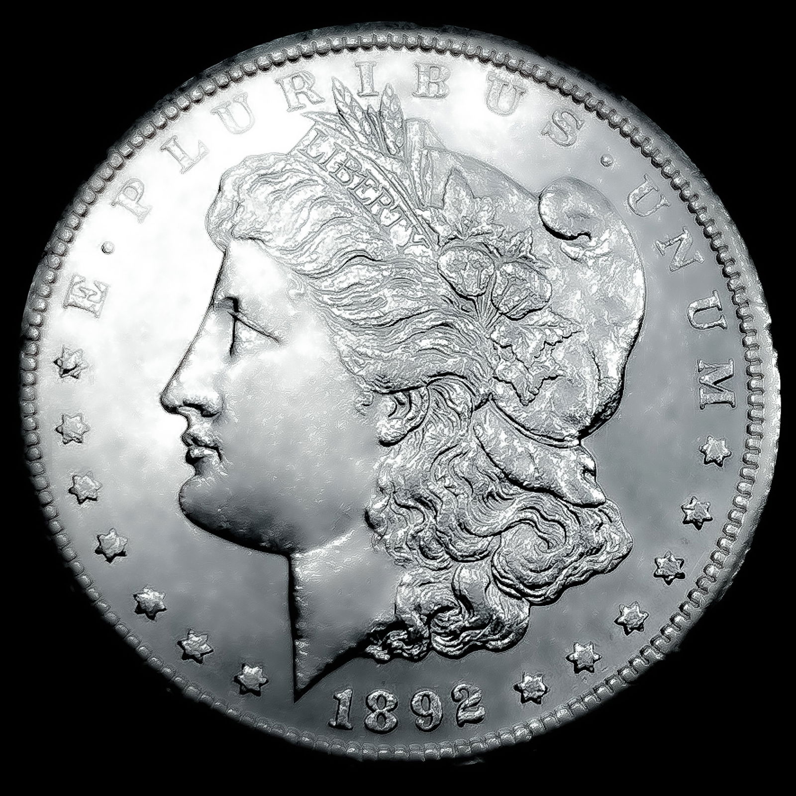 1892-CC Morgan Silver Dollar (1 of 2)