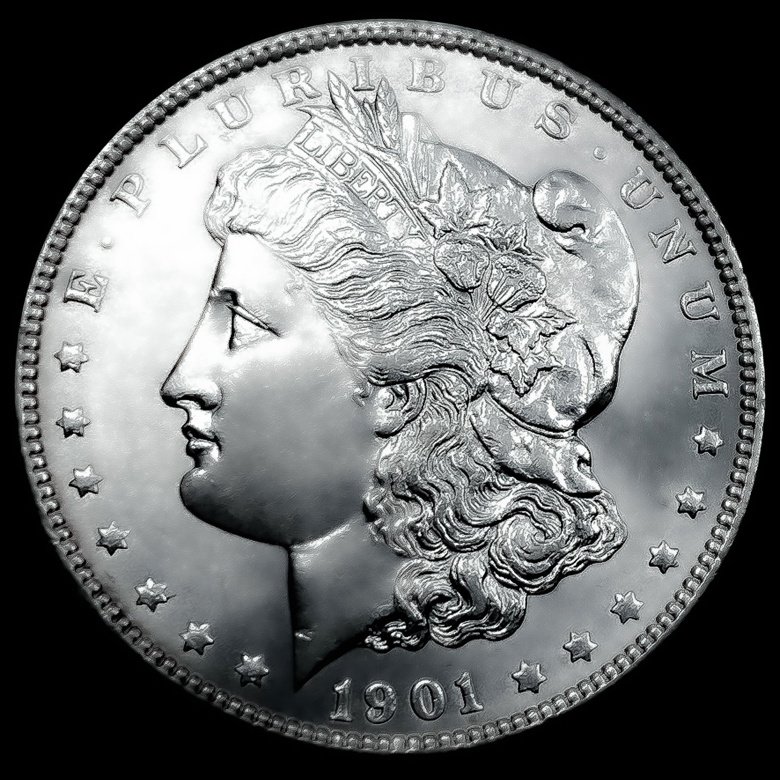 1901 Morgan Silver Dollar (1 of 2)