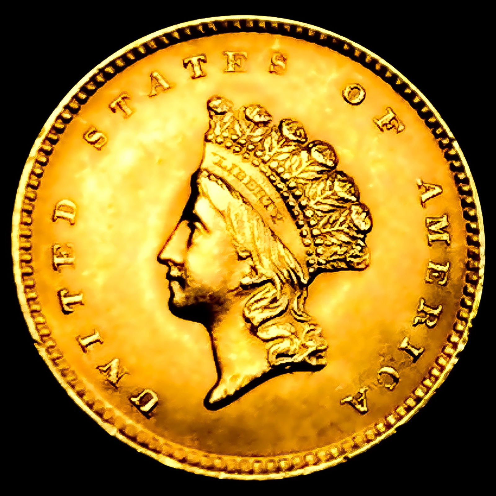 1854 Rare Gold Dollar (1 of 2)