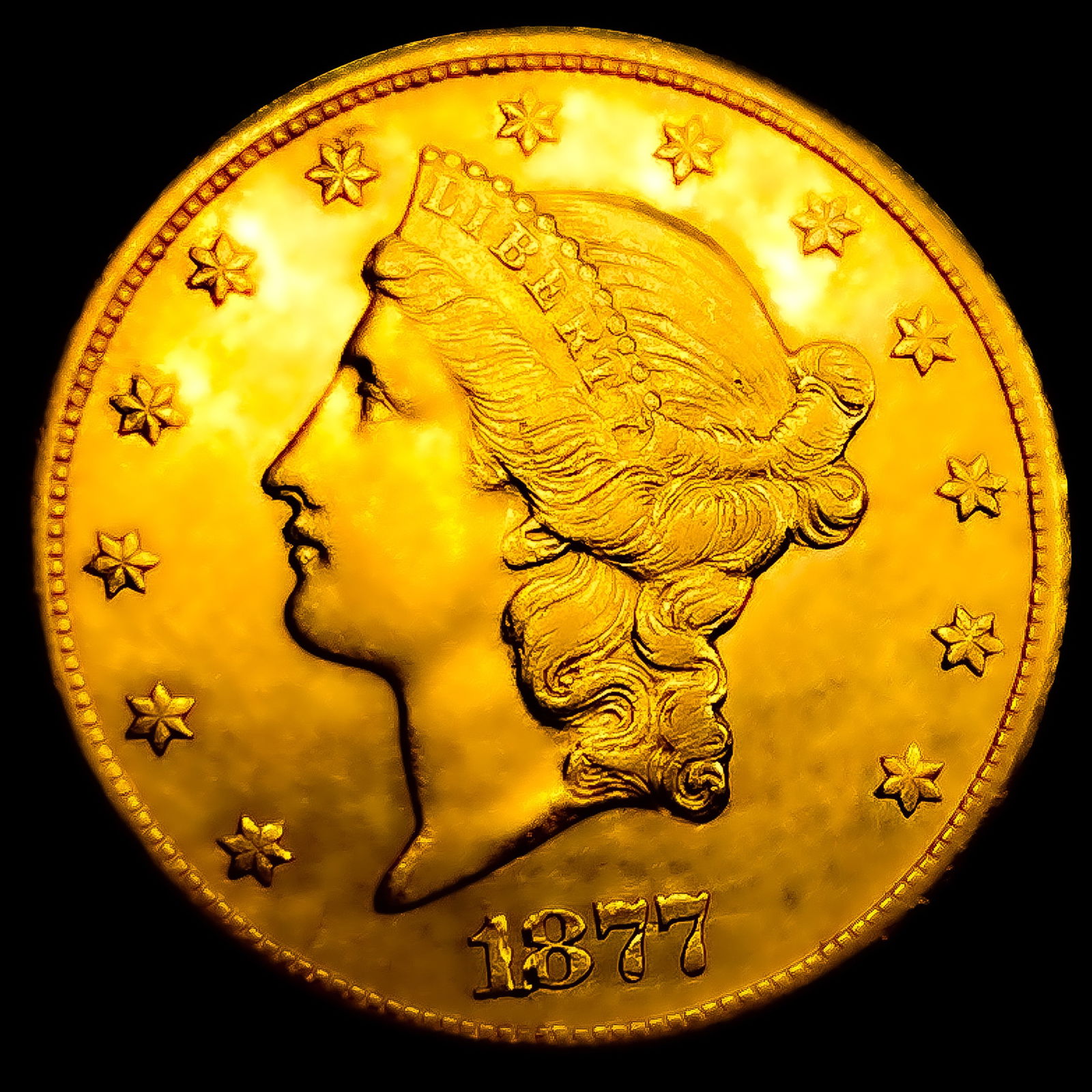 1877-CC $20 Gold Double Eagle (1 of 2)