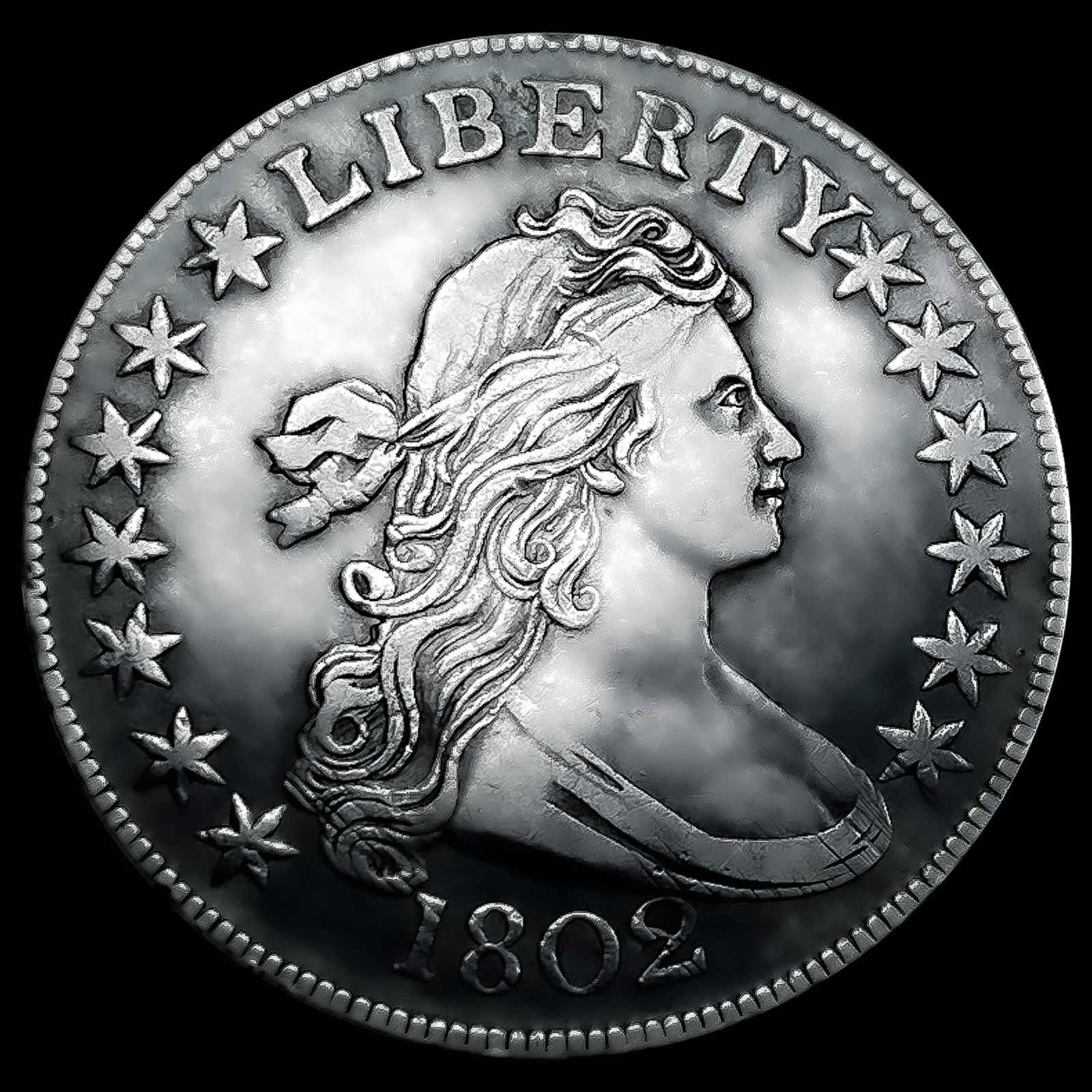 1802 Draped Bust Half Dollar (1 of 2)