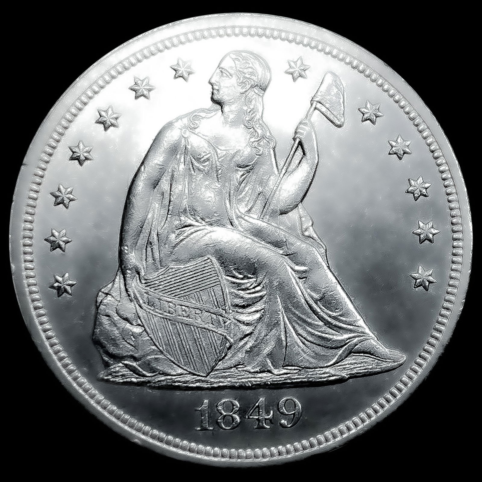 1849 Seated Liberty Dollar (1 of 2)