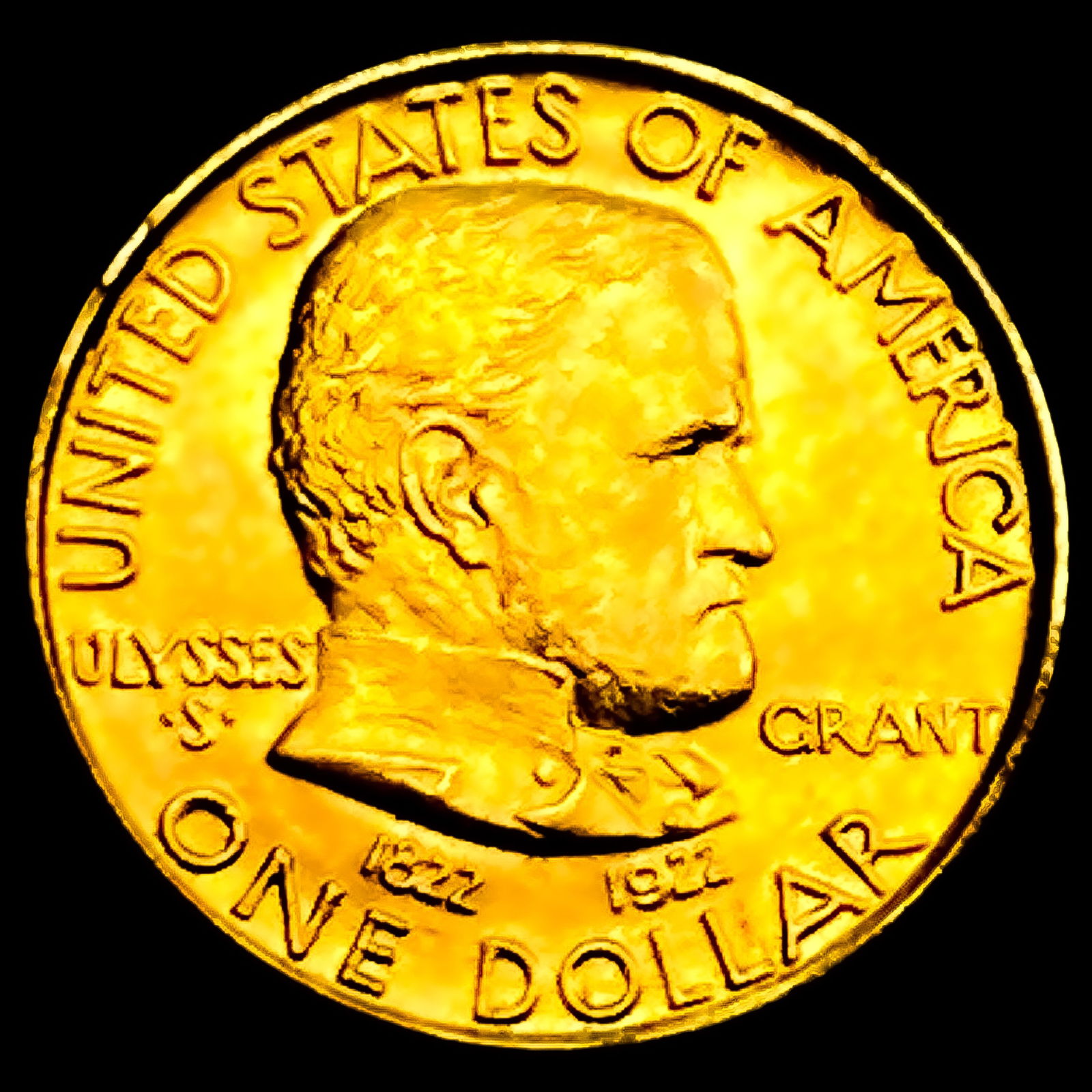 1922 Grant Rare Gold Dollar (1 of 2)
