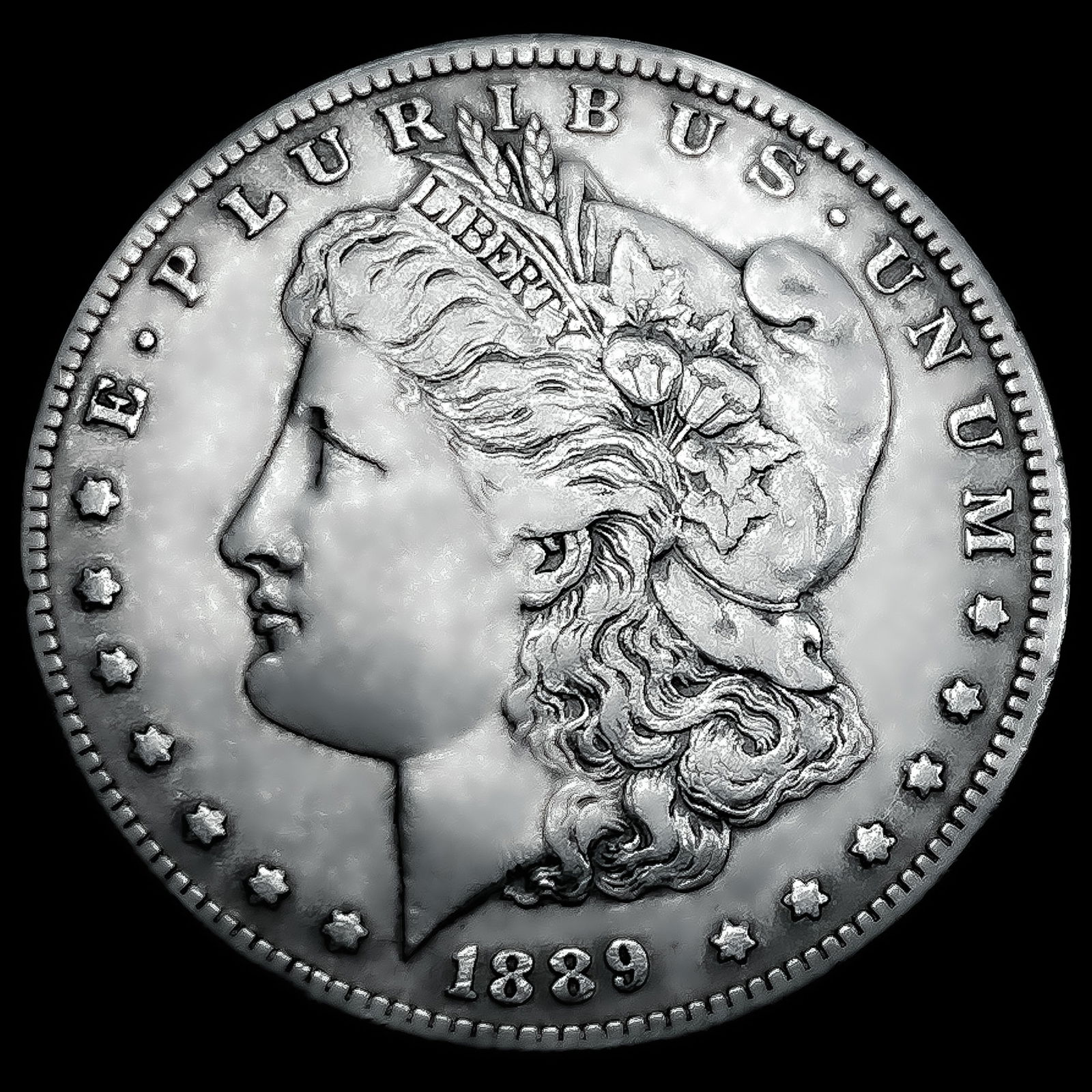 1889-CC Morgan Silver Dollar (1 of 2)