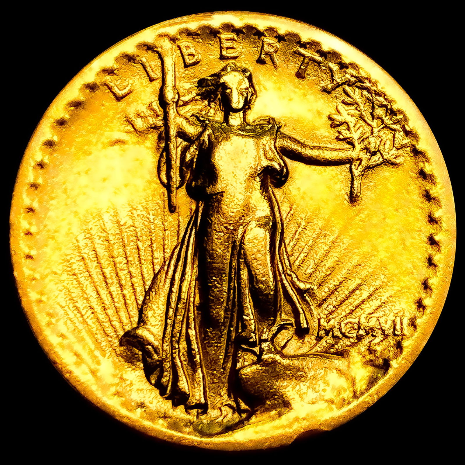 1907 High Relief $20 Gold Double Eagle (1 of 2)