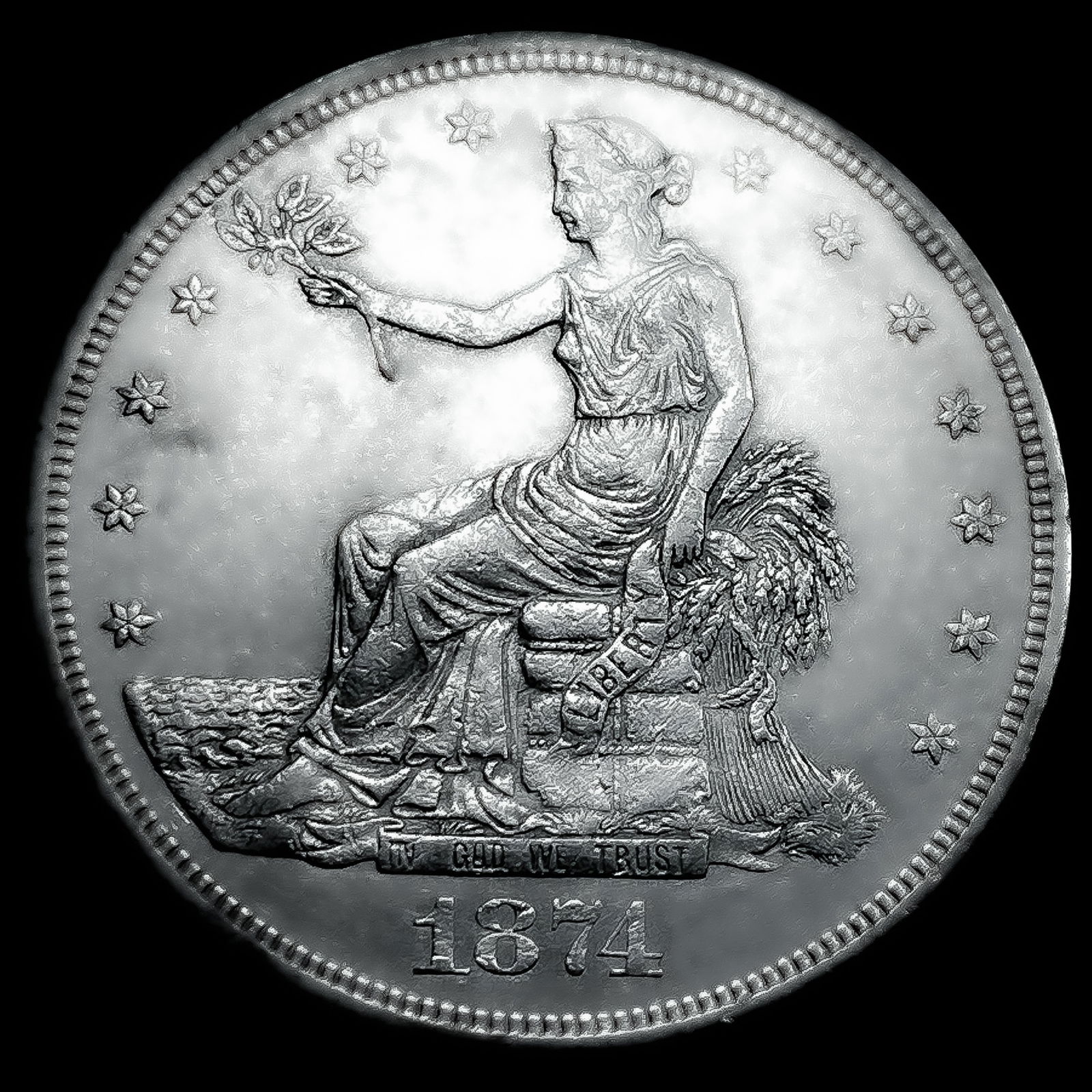1874-CC Silver Trade Dollar (1 of 2)