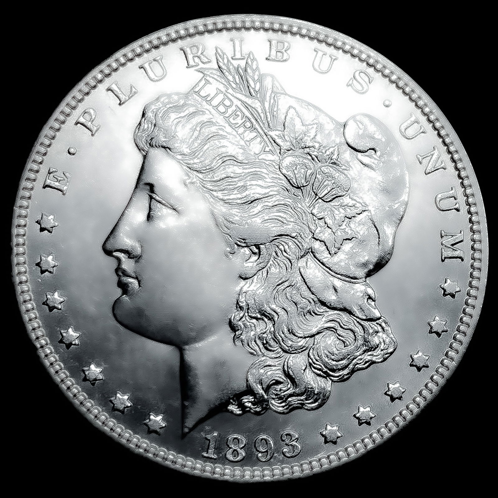 1893-O Morgan Silver Dollar (1 of 2)