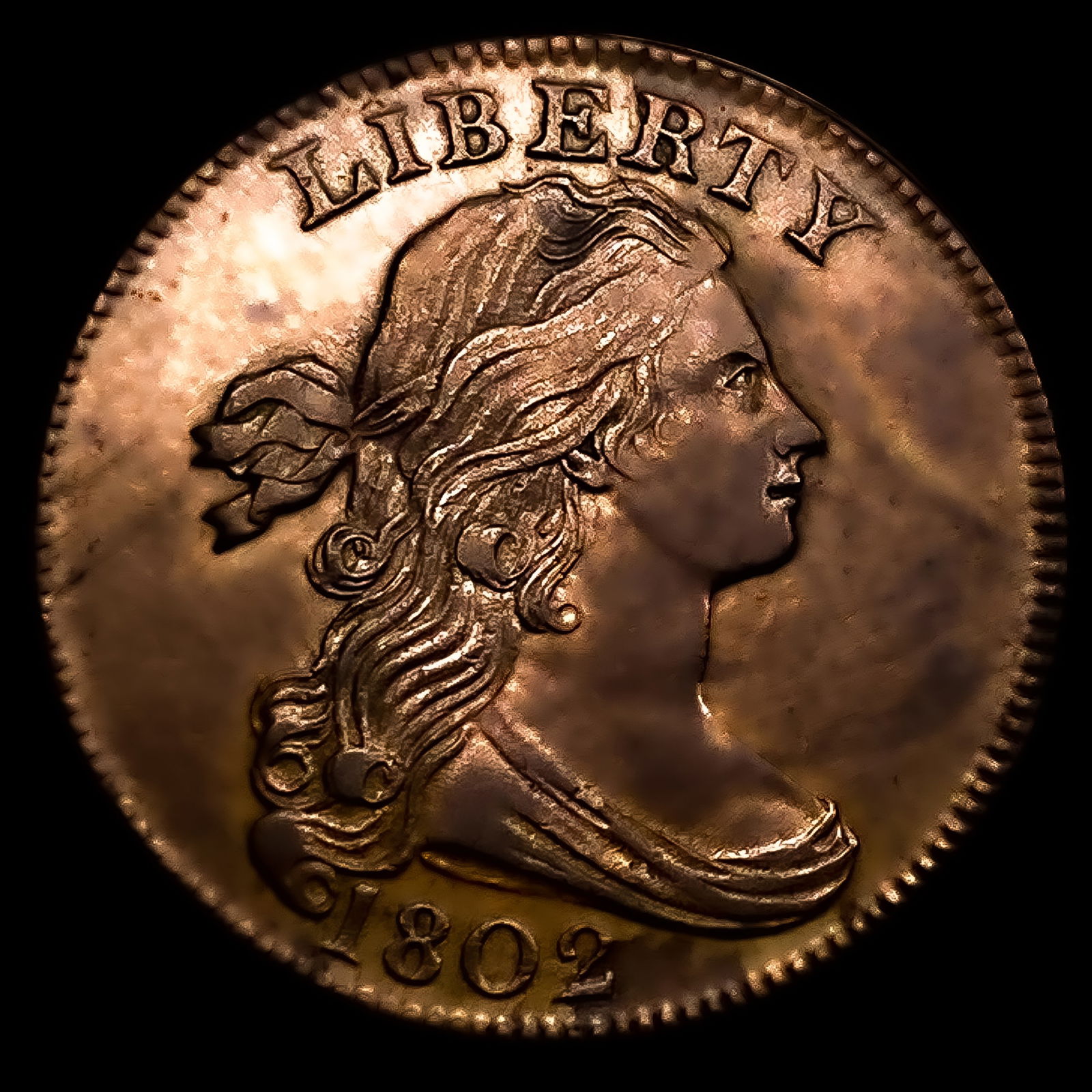 1802 Draped Bust Large Cent (1 of 2)