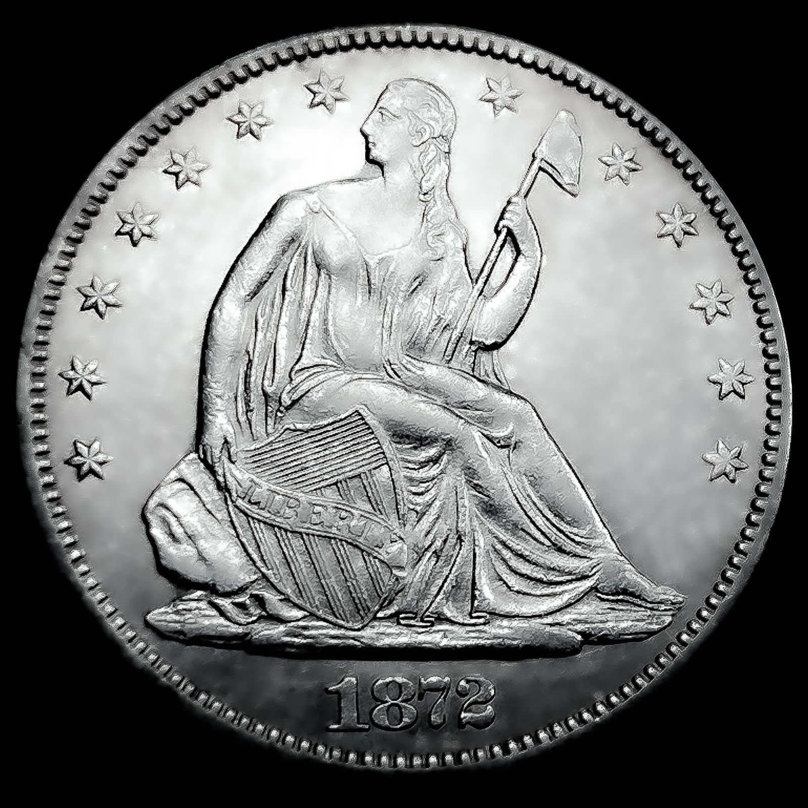 1872-CC Seated Liberty Half Dollar: 1872-CC Seated Liberty Half Dollar